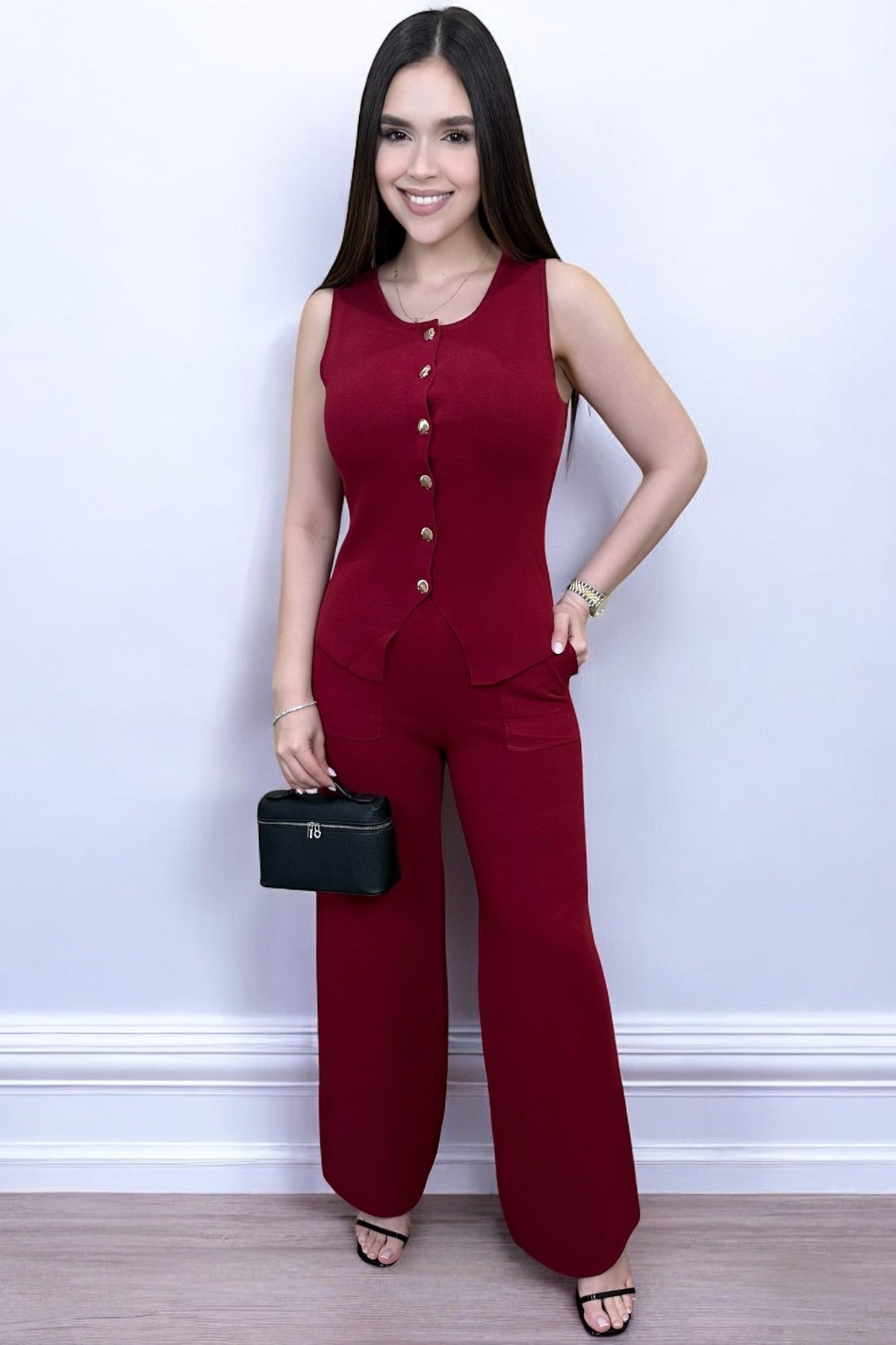 ROMA BURGUNDY SET