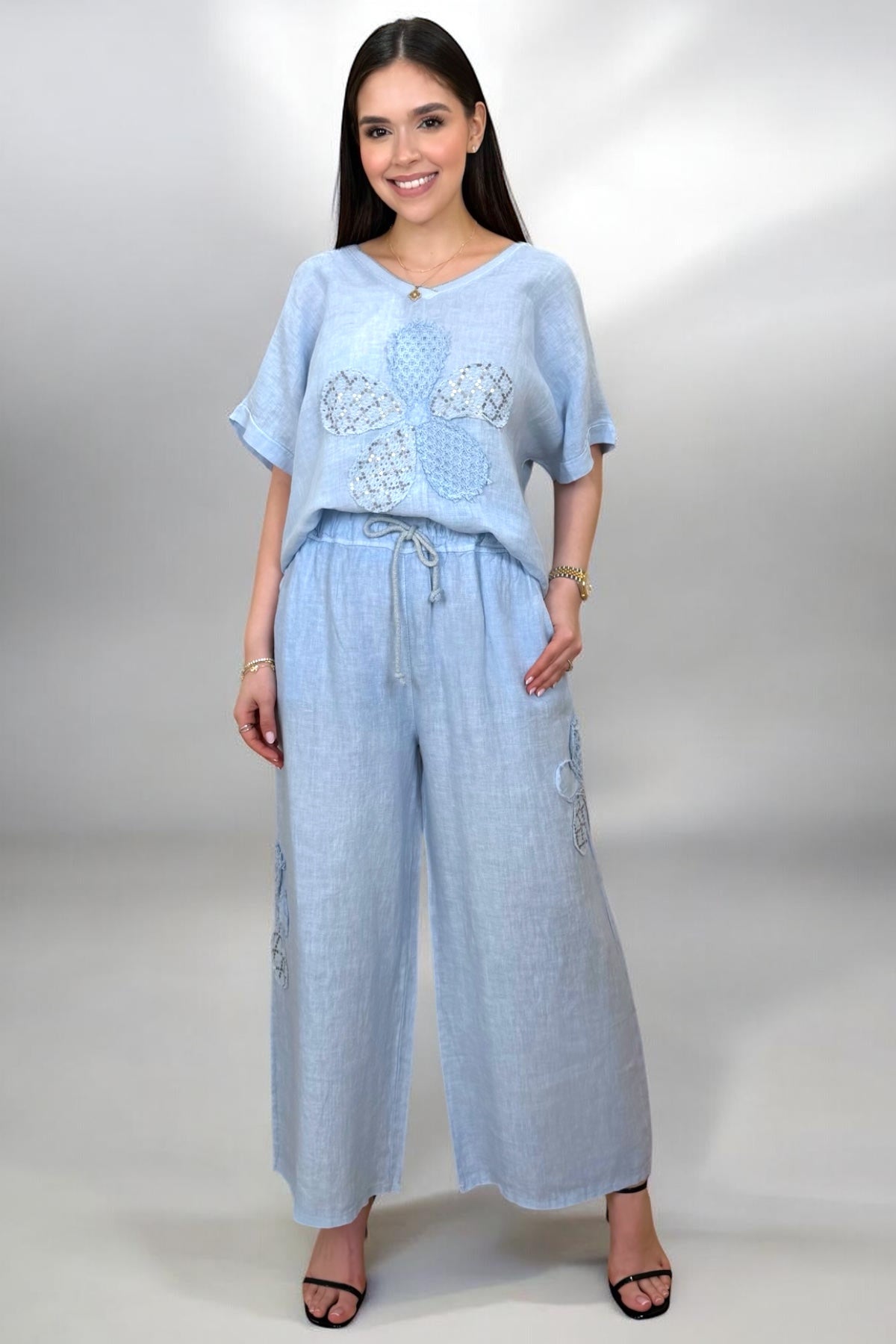 MILANO FLOR LINEN SET