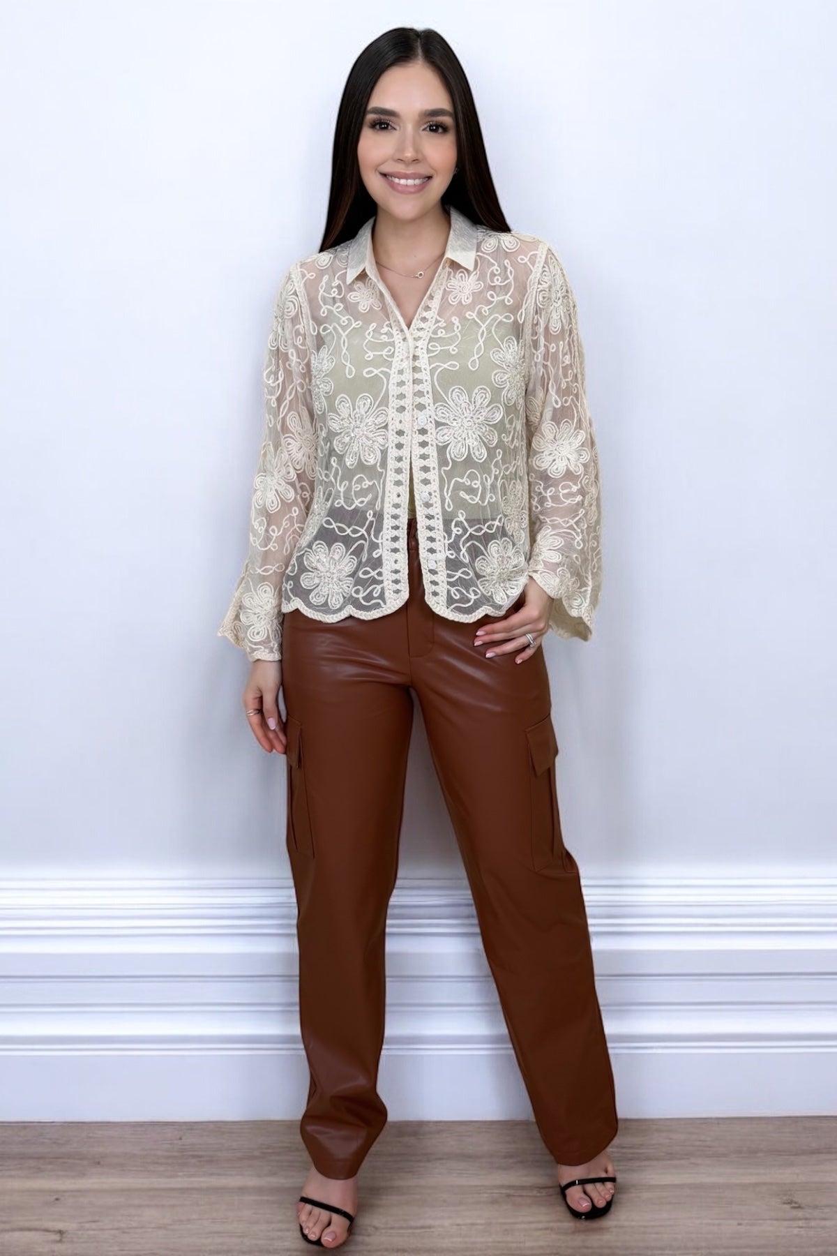 ANGY MADRID EMBROIDERY BLOUSE