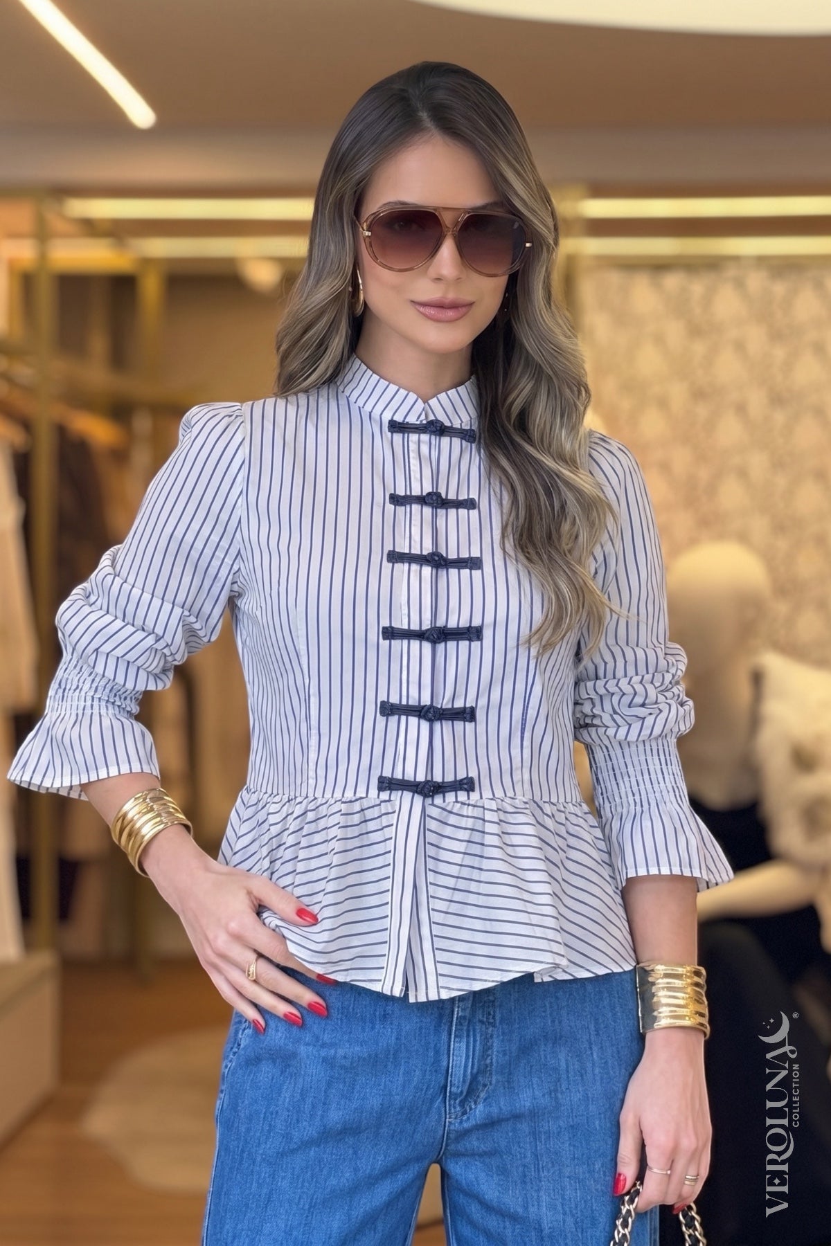 NAPOLEON STRIPES BLOUSE