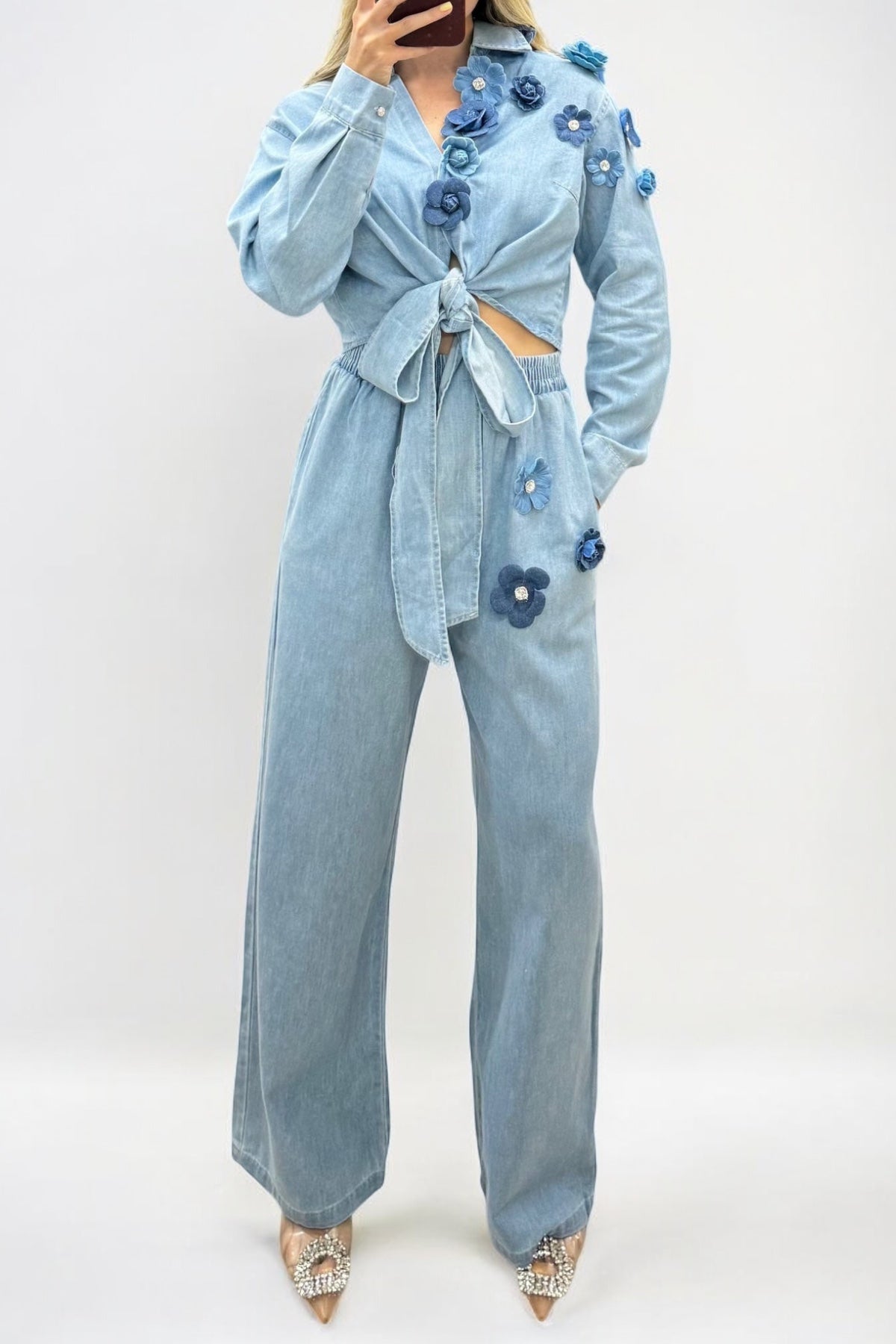 ROSE DENIM SET