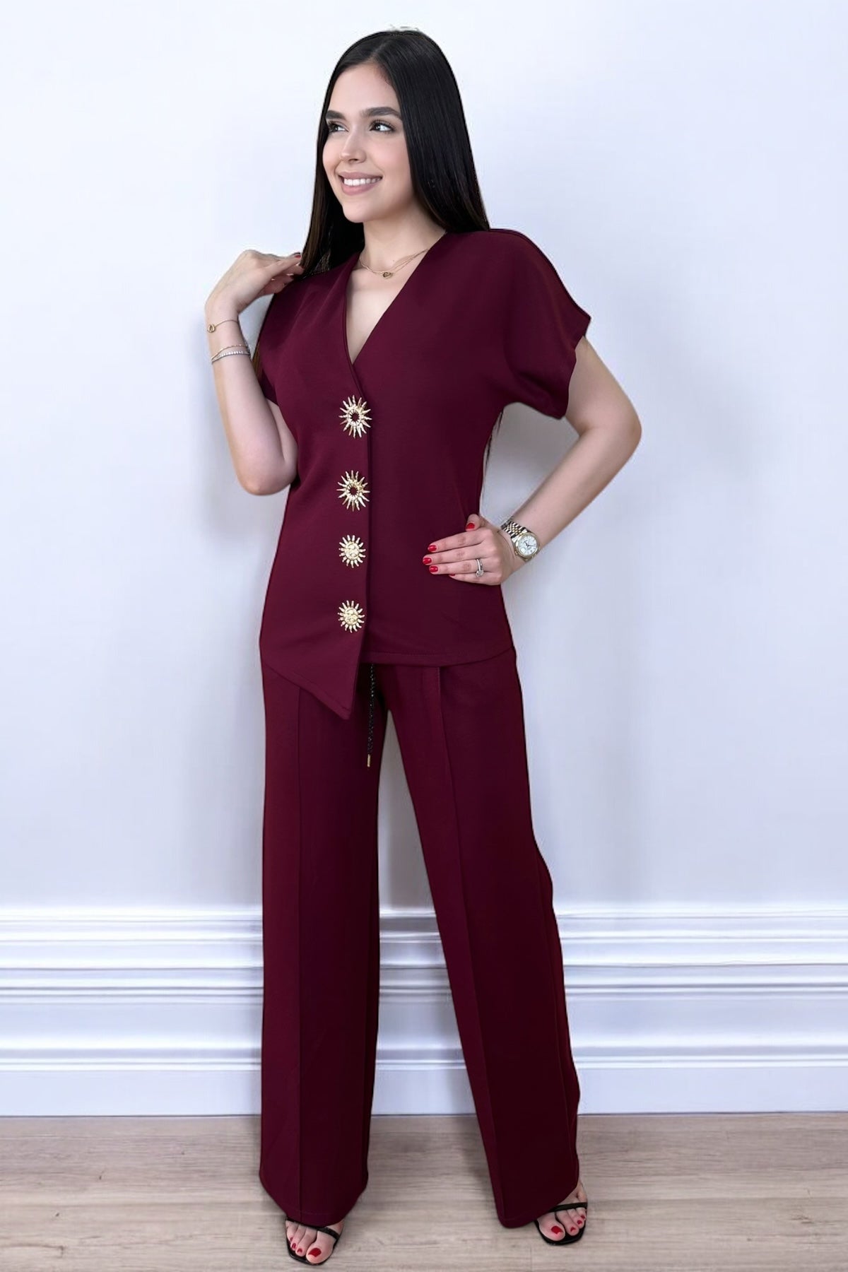 SUNSHINE MILANO BURGUNDY SET