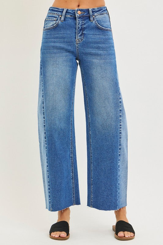 TWO TONES STRETCH JEANS