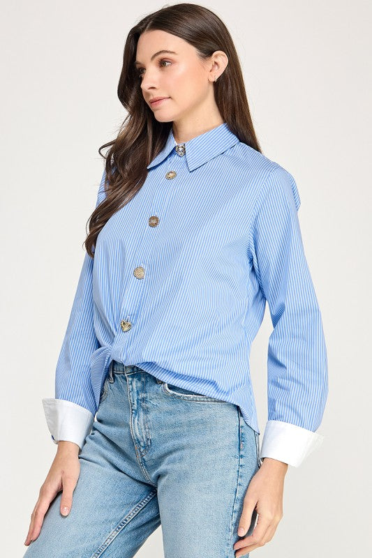 BLUE BLOUSE