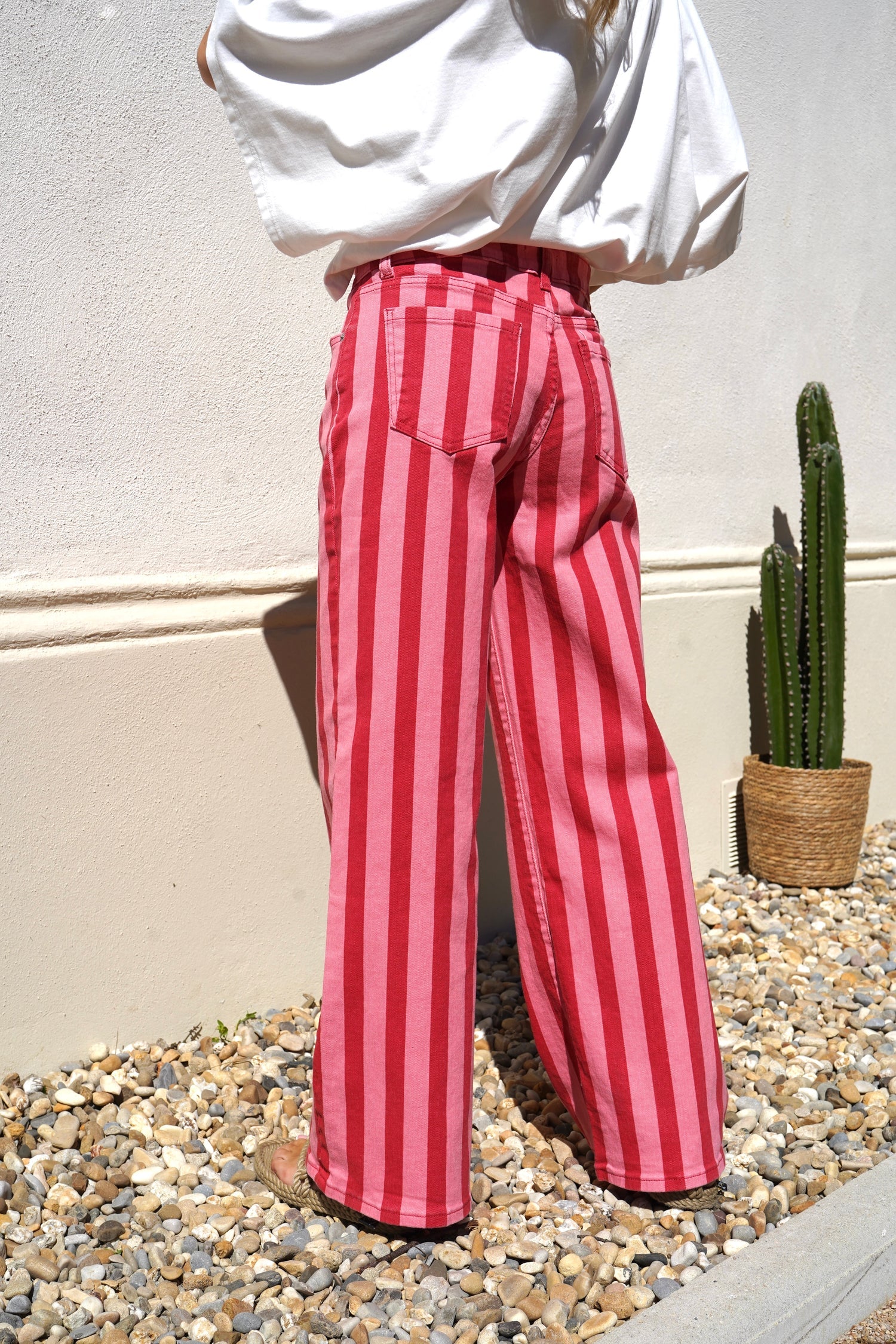 STRIPES FRENCH JEANS