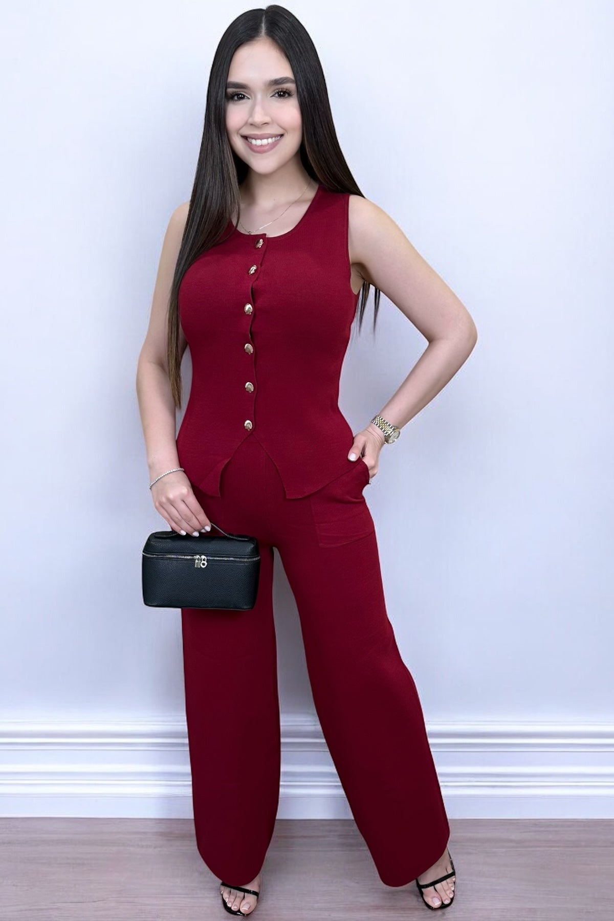 ROMA BURGUNDY SET