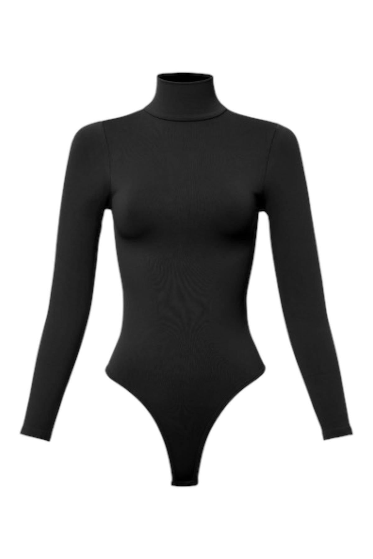 LONG SLEEVE BODYSUIT - BLACK