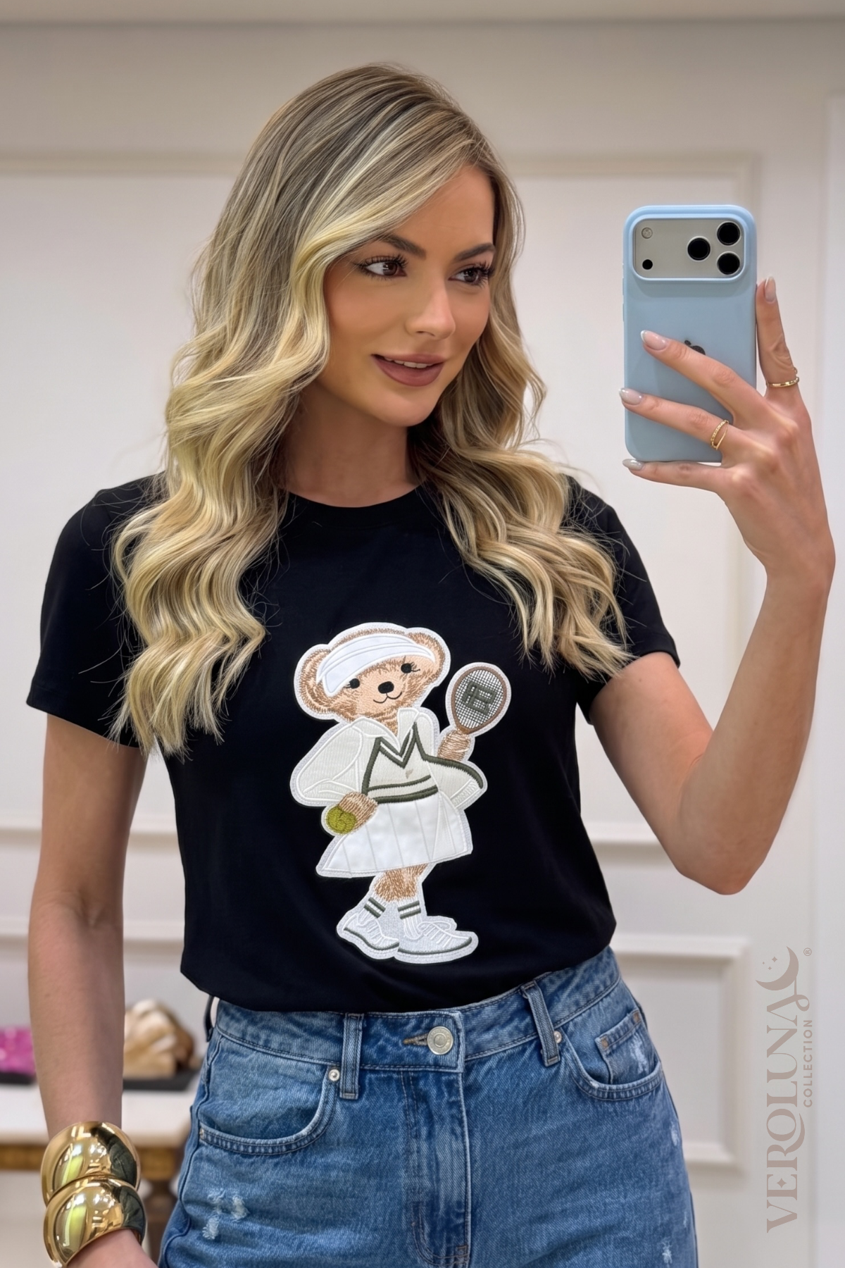 TEDDY TOP - BLACK