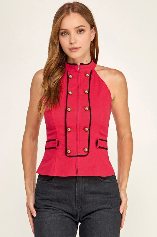 NAPOLEON TOP - RED