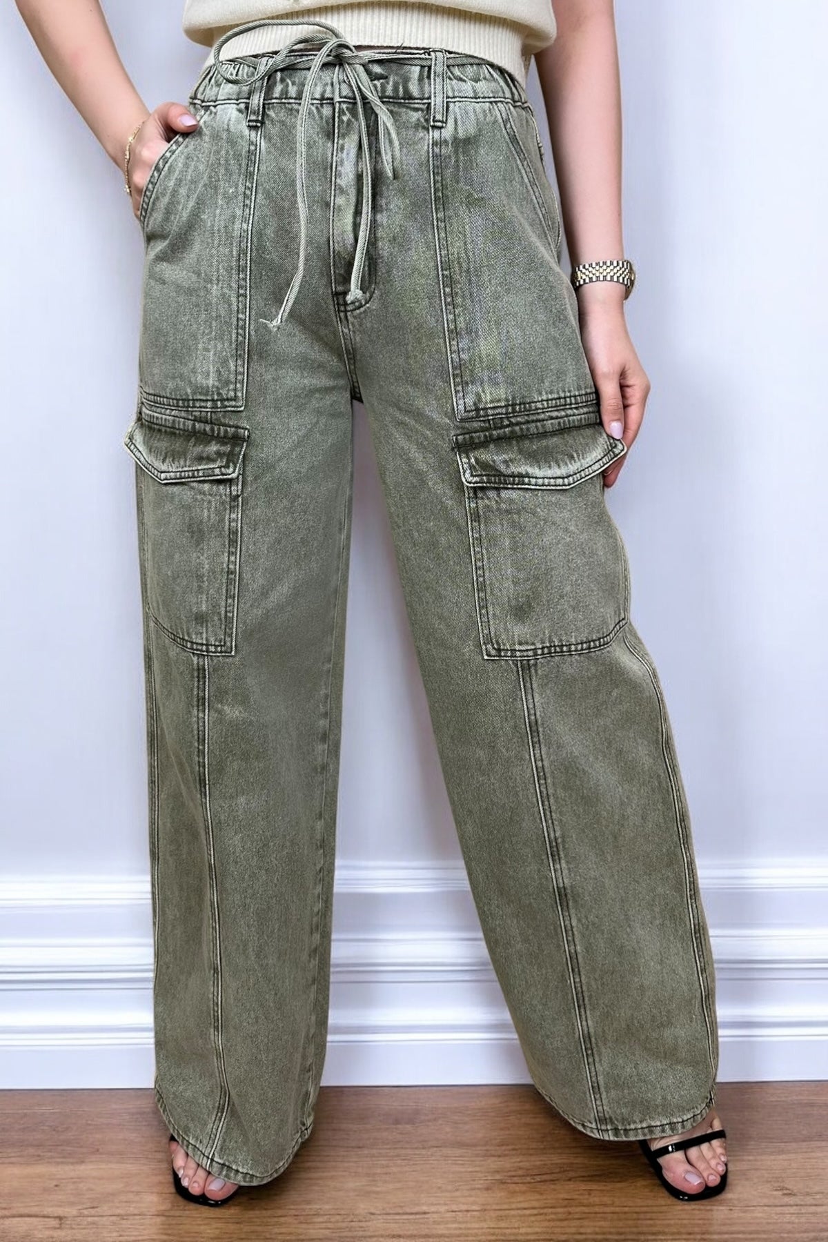 CARGO CHIC OLIVE