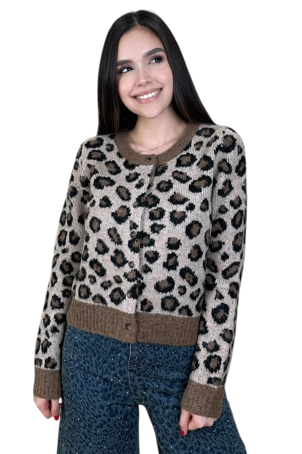 LEOPARD CARDIGAN