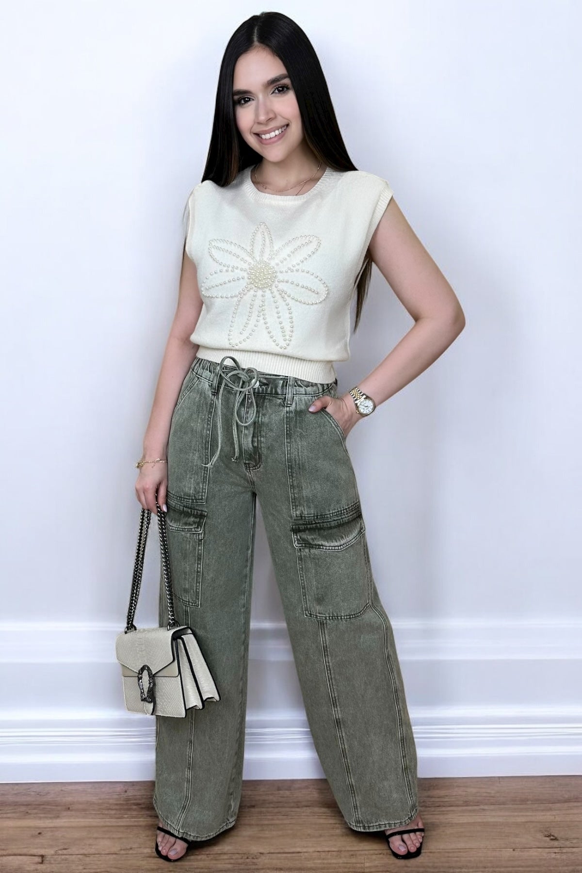 CARGO CHIC OLIVE