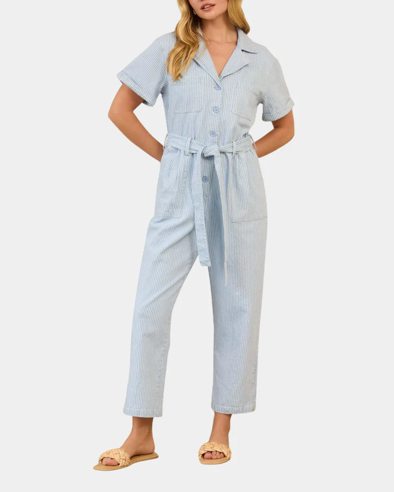 CHIC STRIPES JUMPSUIT