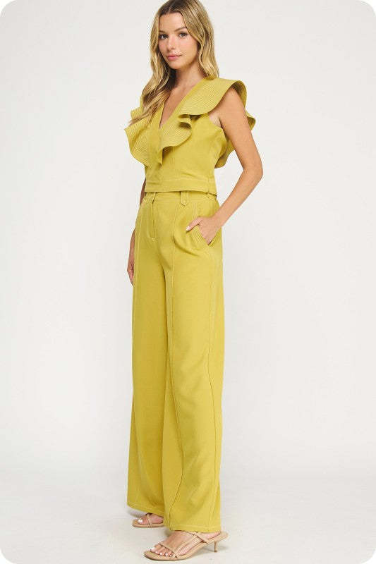 ELEGANT LIME MUSTARD SET