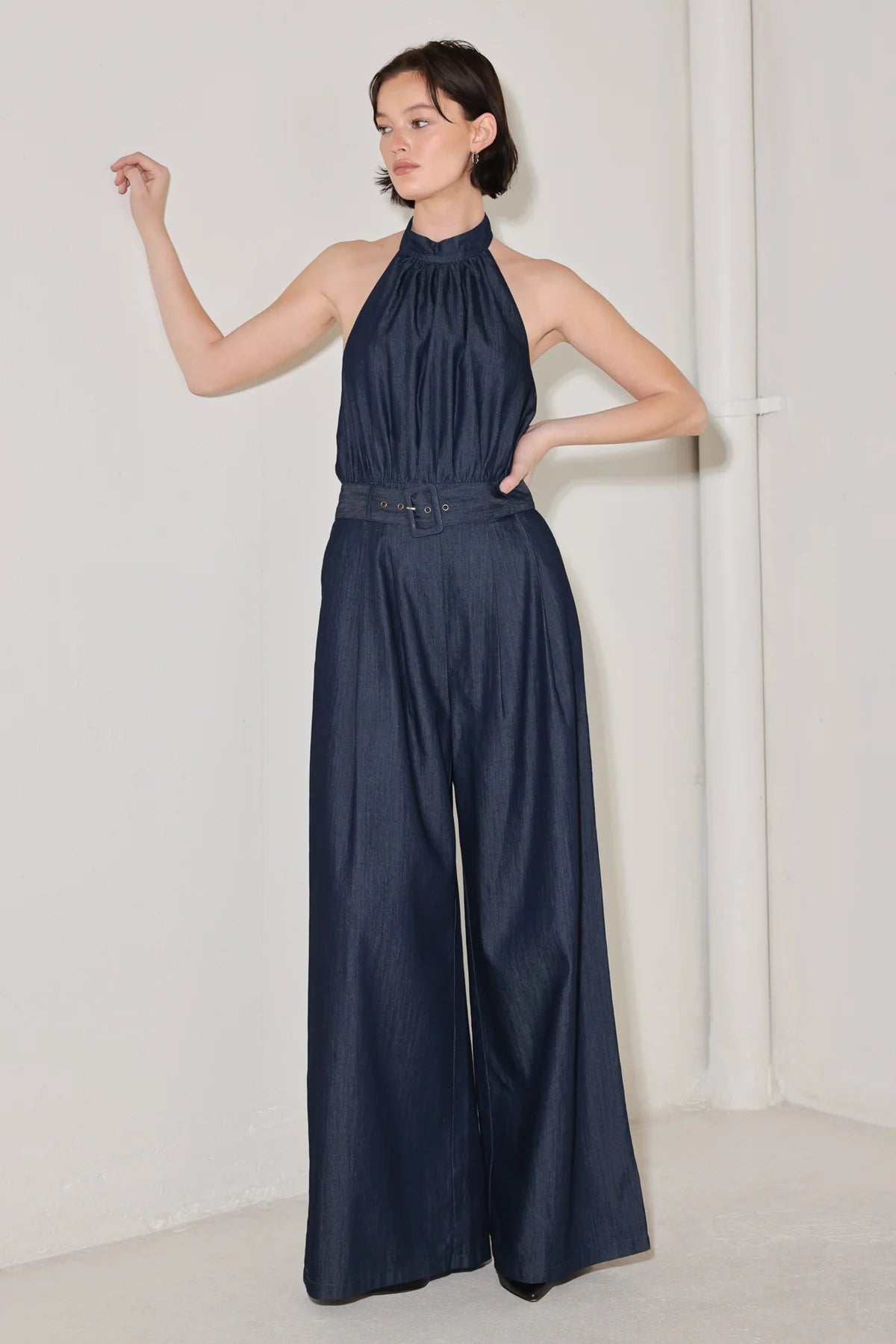 MELISSA SOFT DENIM JUMPSUIT