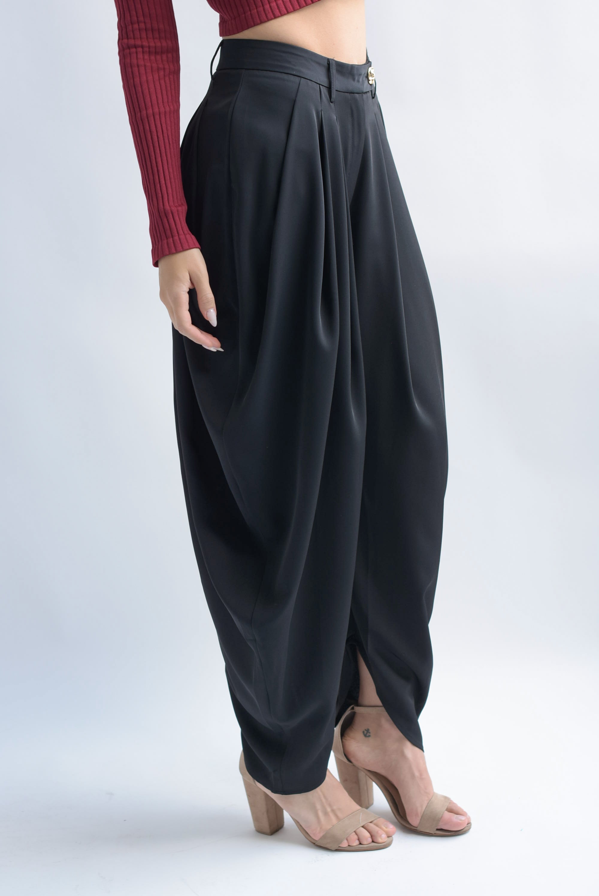 BUBBLE PANT - BLACK
