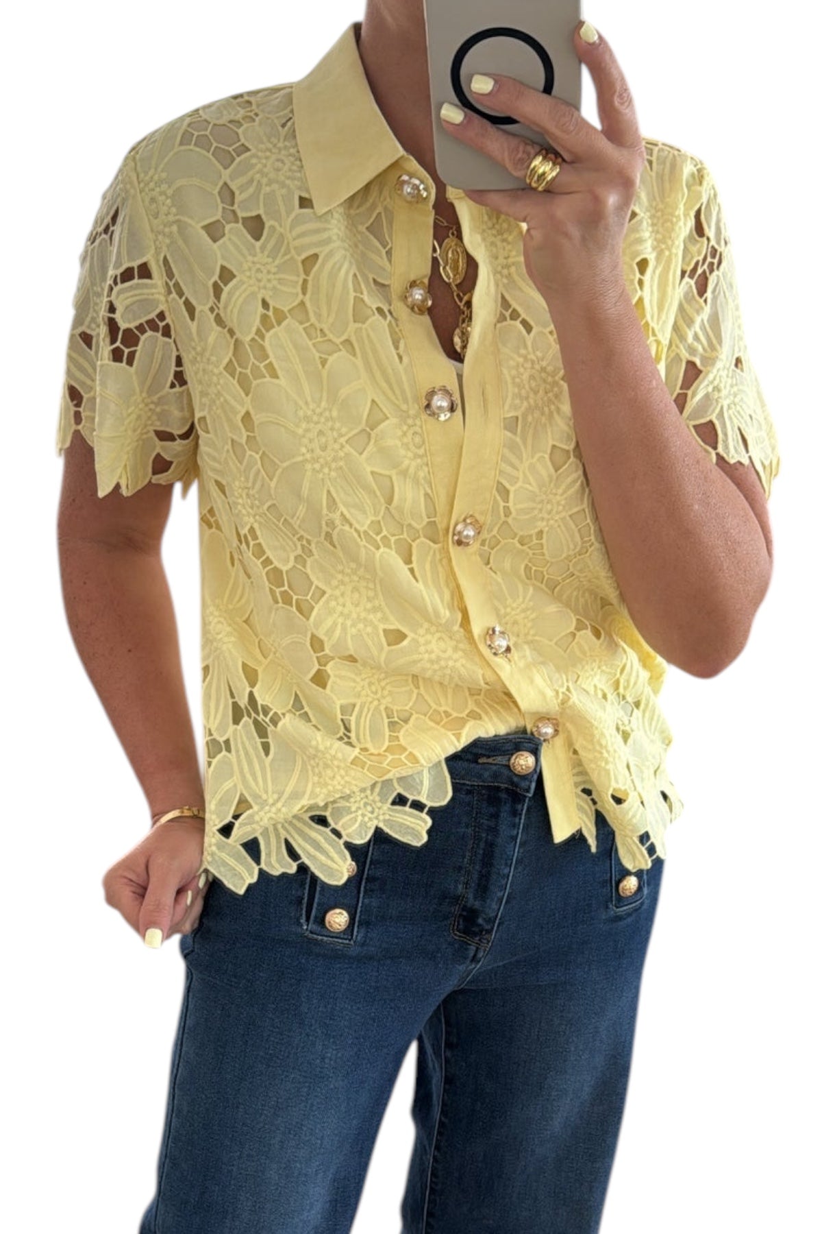 ANGELINA BLOUSE - YELLOW