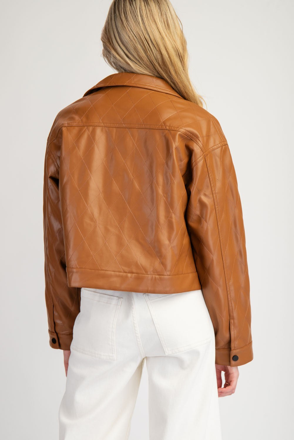 BROWN LEATHER JACKET