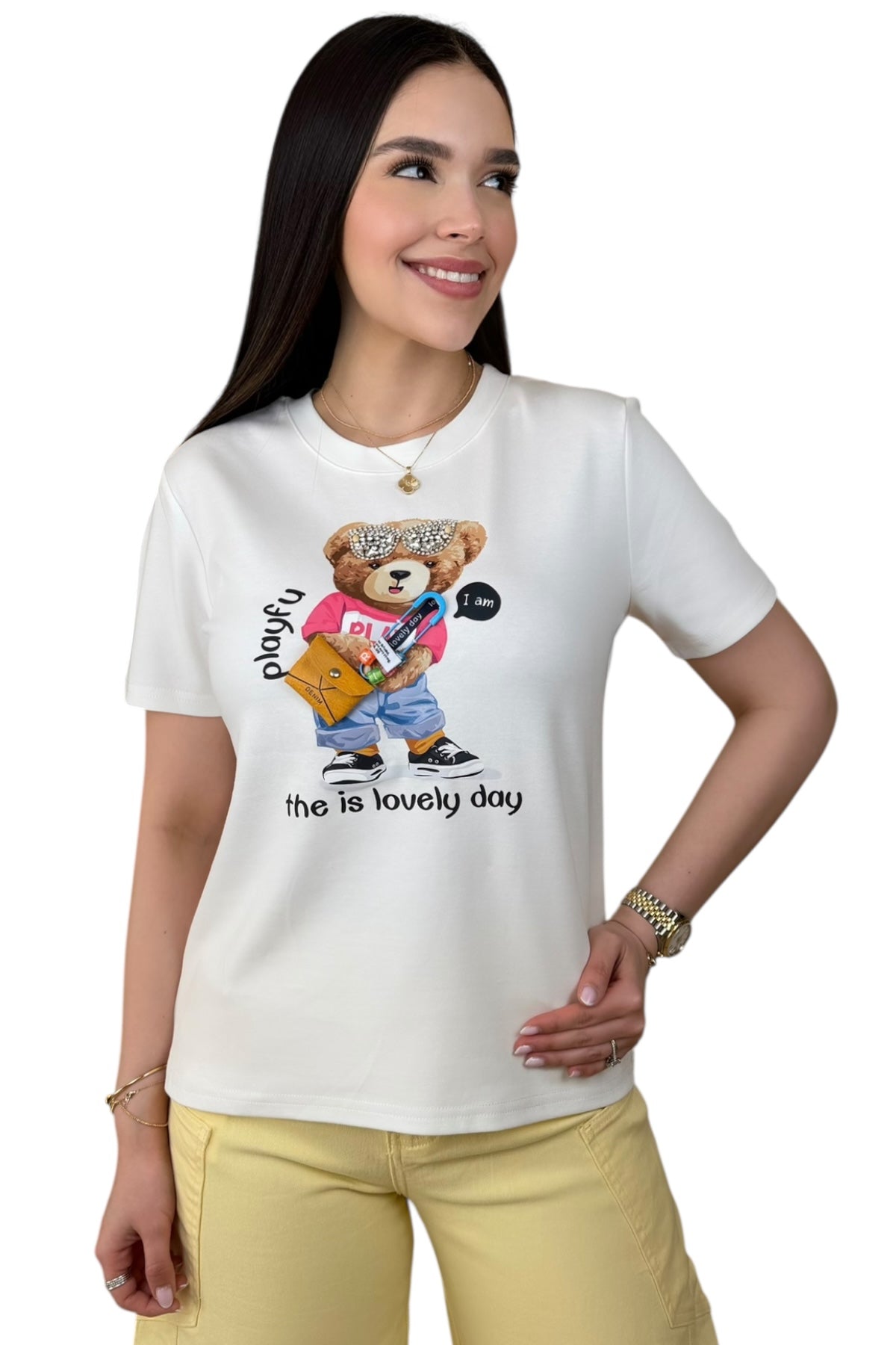 TEDDY TOP - WHITE