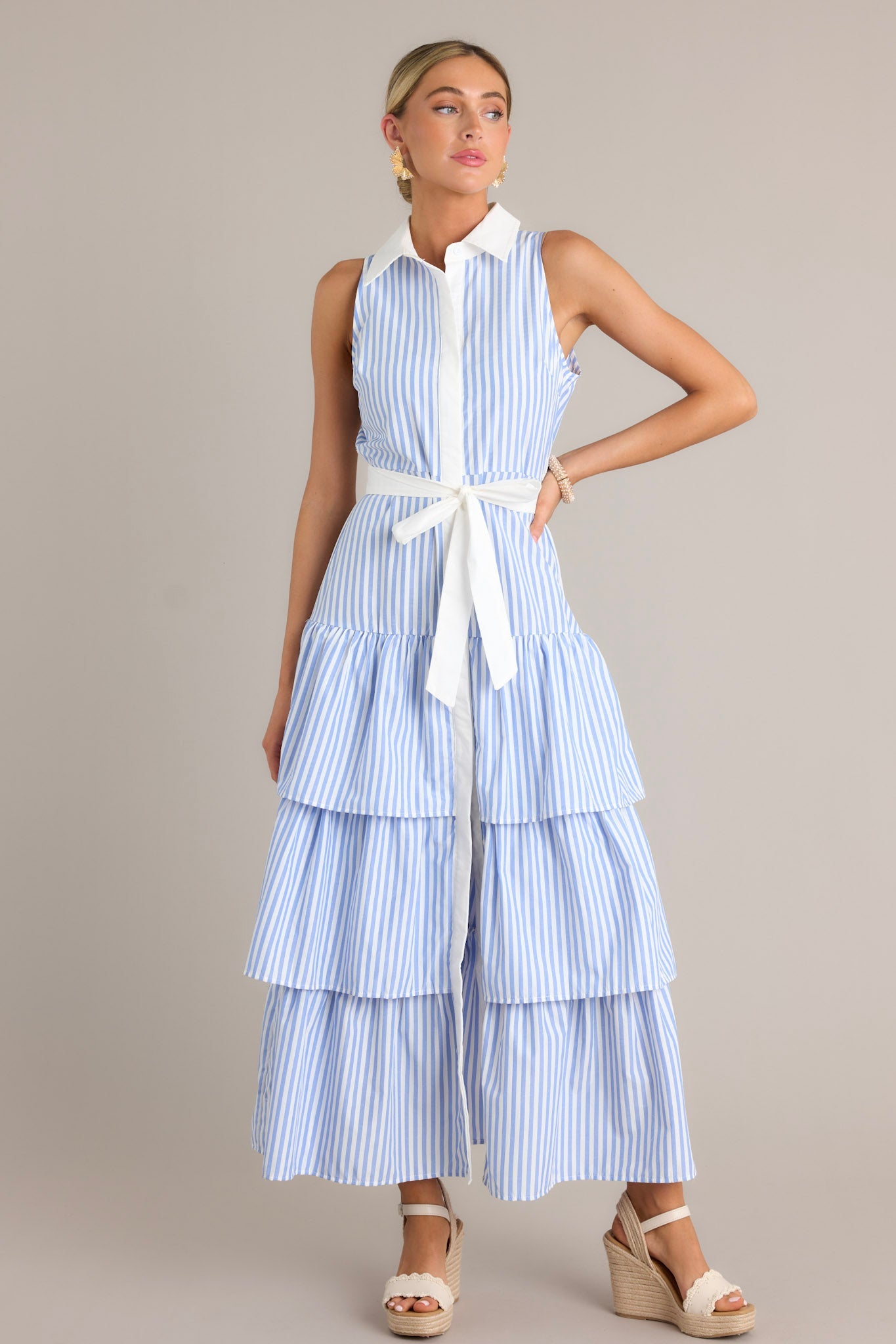 NICOLE STRIPE DRESS