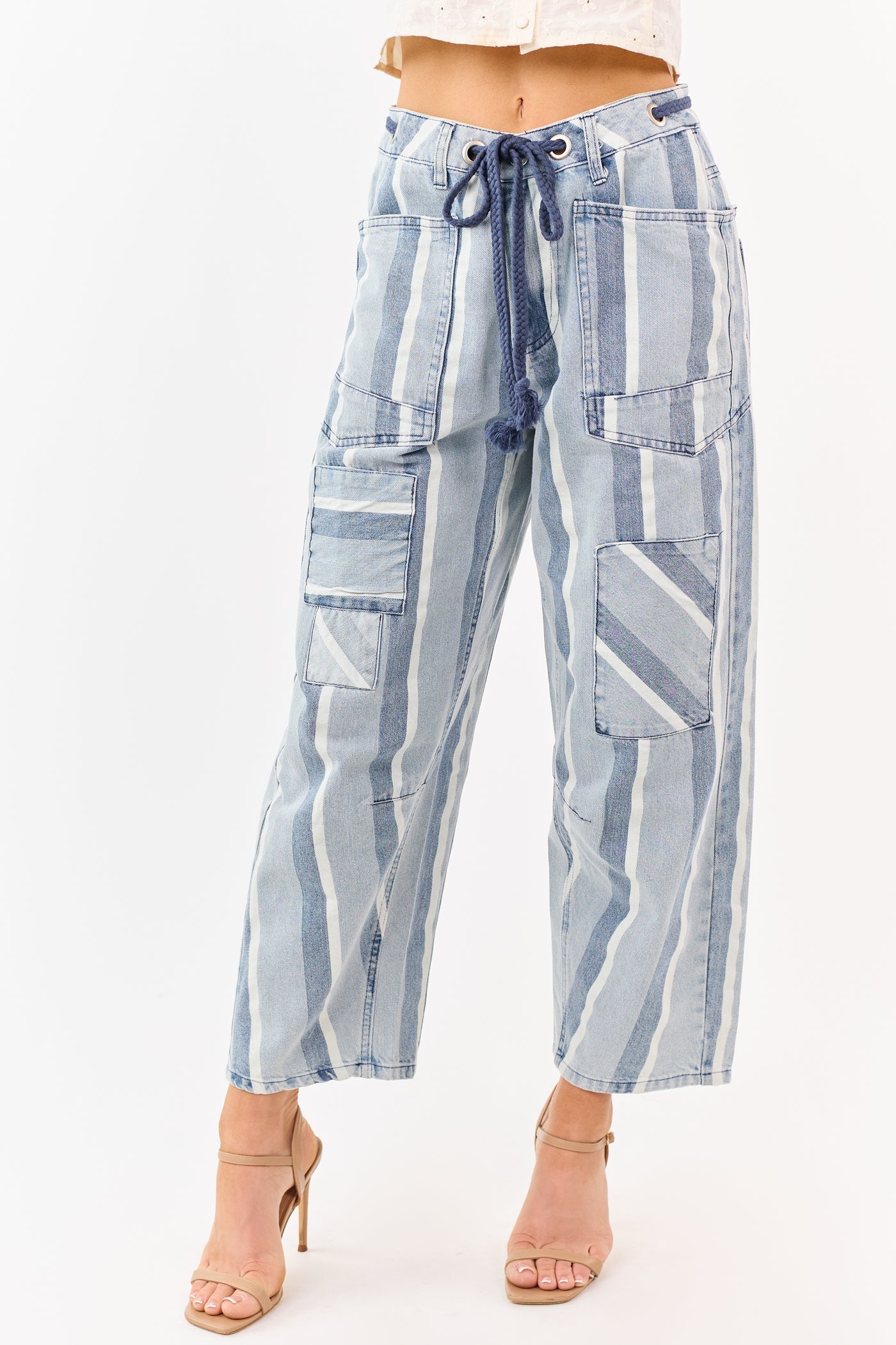 STRIPES DESIGN JEANS
