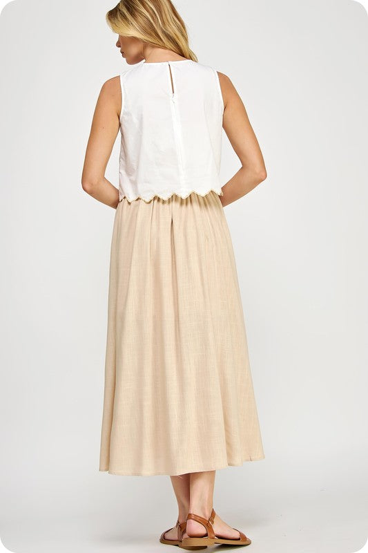 LESLIE EMBROIDERED DRESS