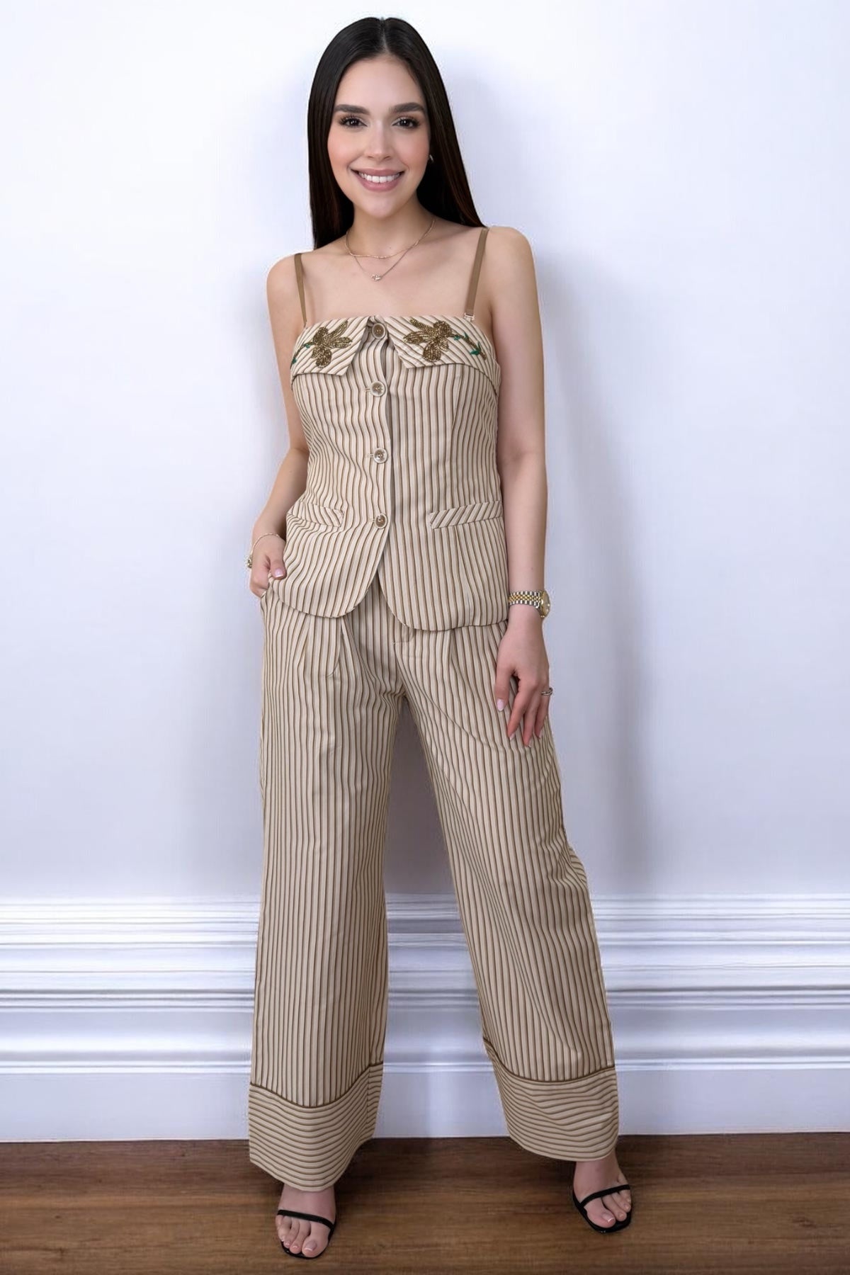 STRIPED LUXE DETAILS SET