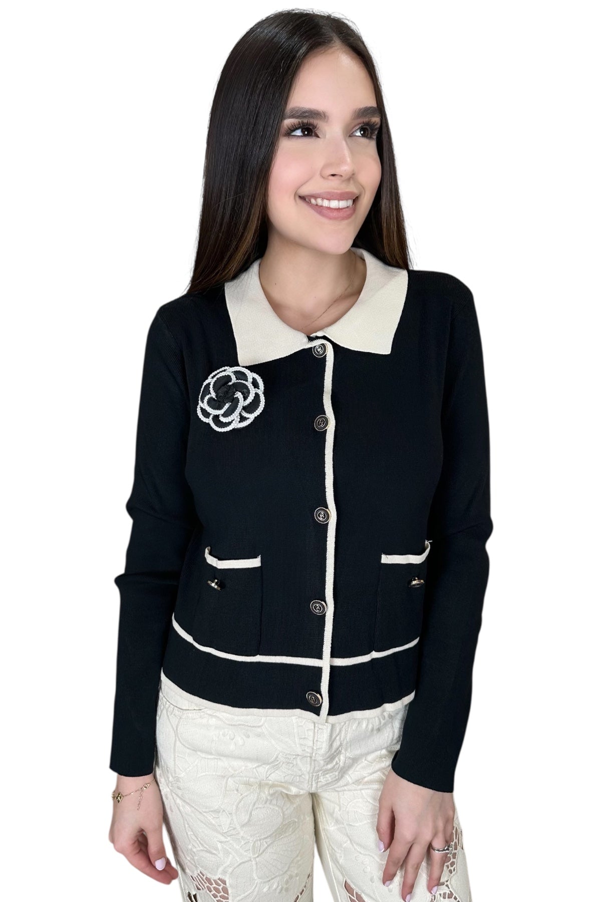 ELEGANT SWEATER - BLACK