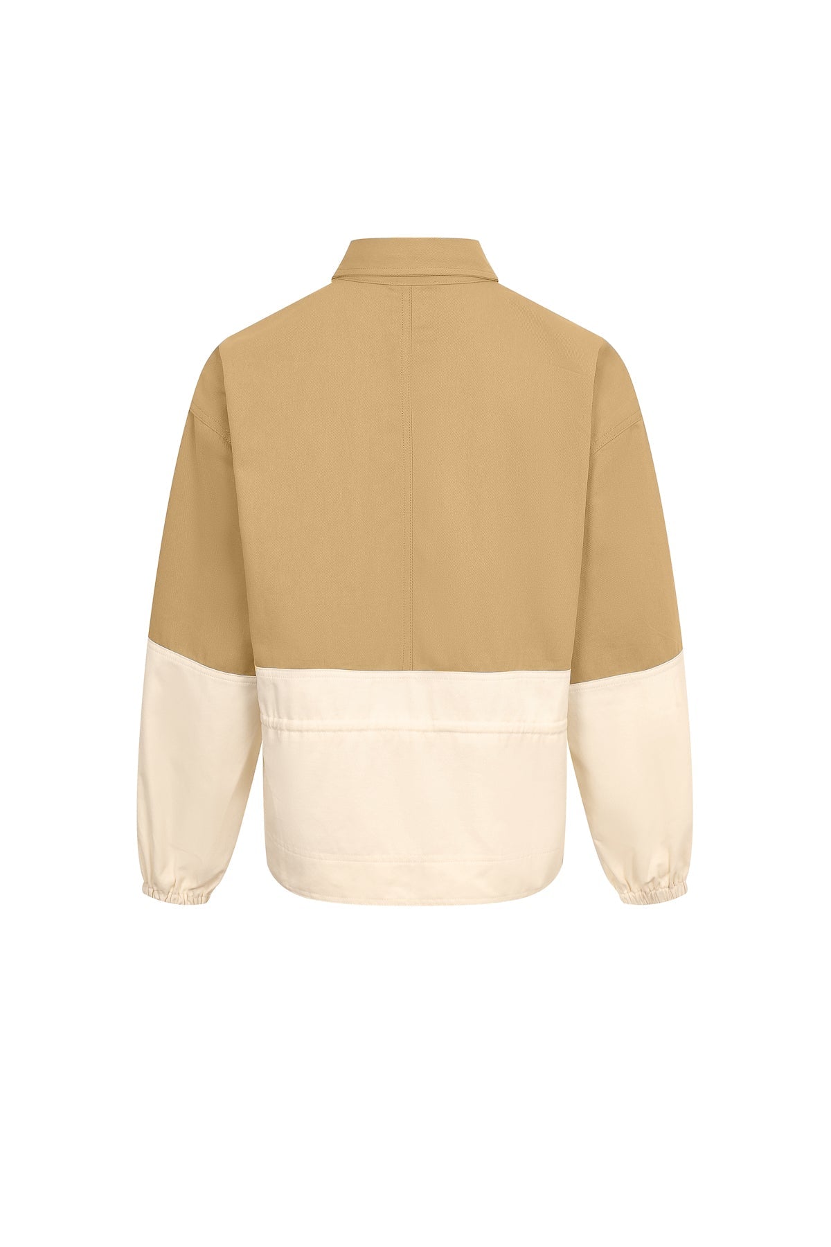 CONTRAST KHAKI/CREAM JACKET