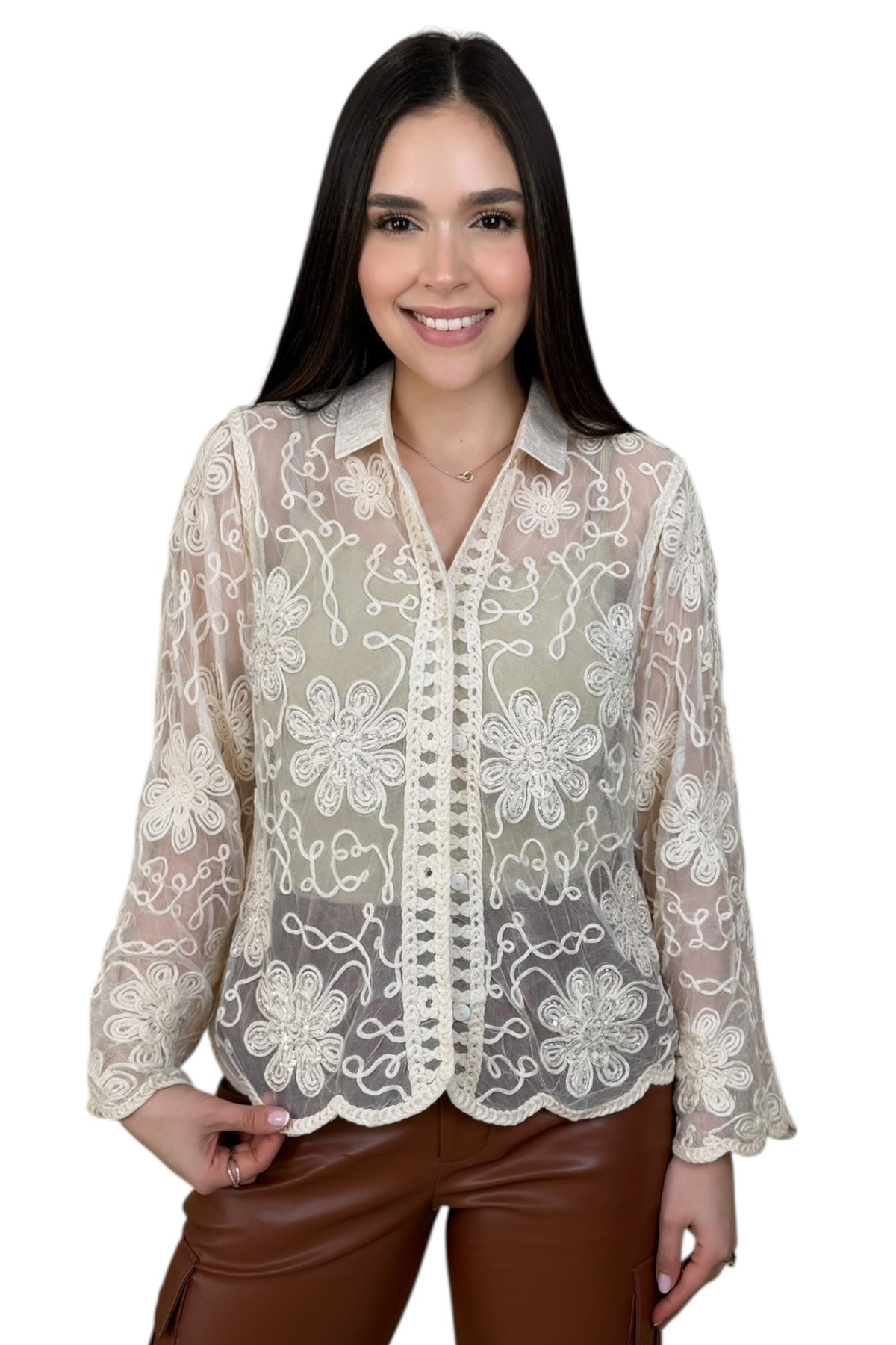 ANGY MADRID EMBROIDERY BLOUSE
