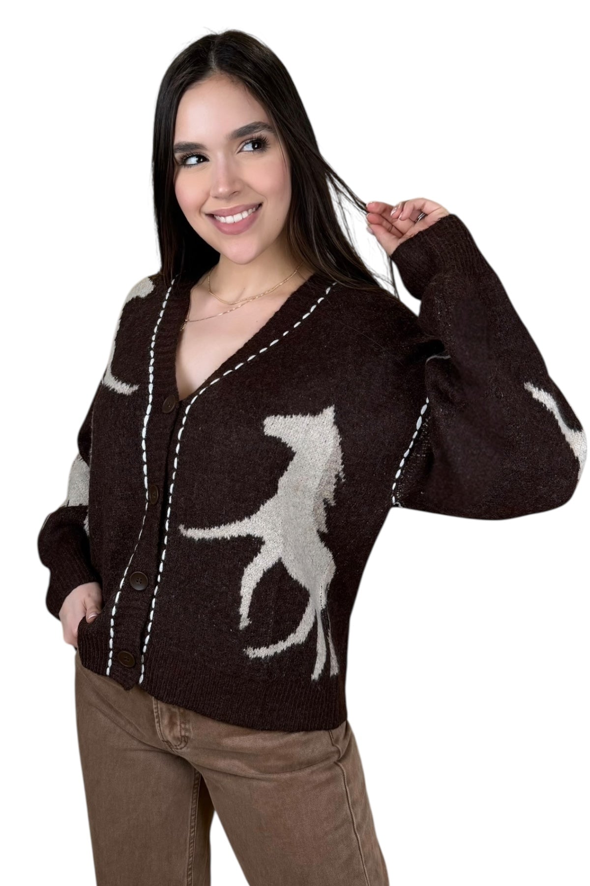 MELODY HORSE CARDIGAN