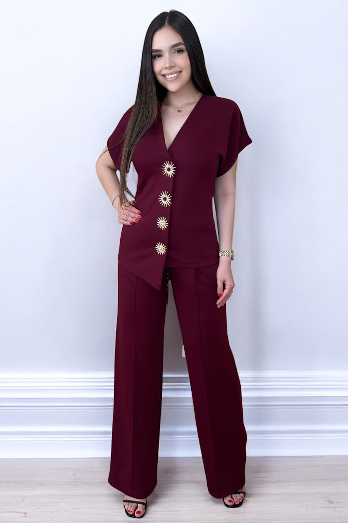 SUNSHINE MILANO BURGUNDY SET