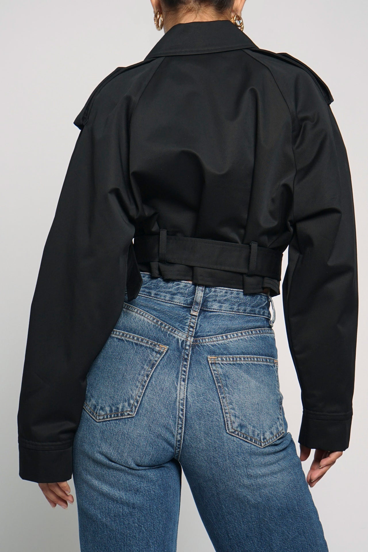 TRENCH JACKET - BLACK