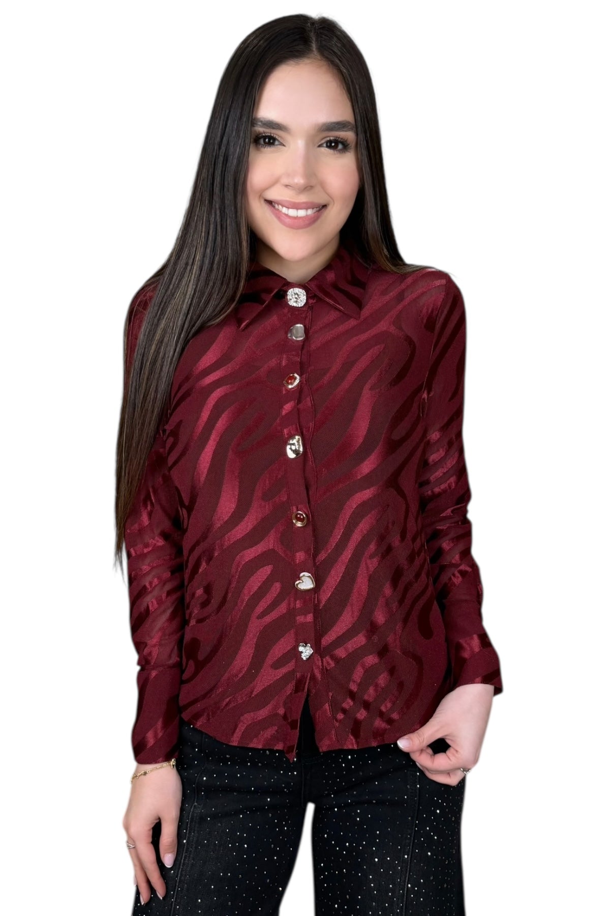 ROUGE GLAM BLOUSE
