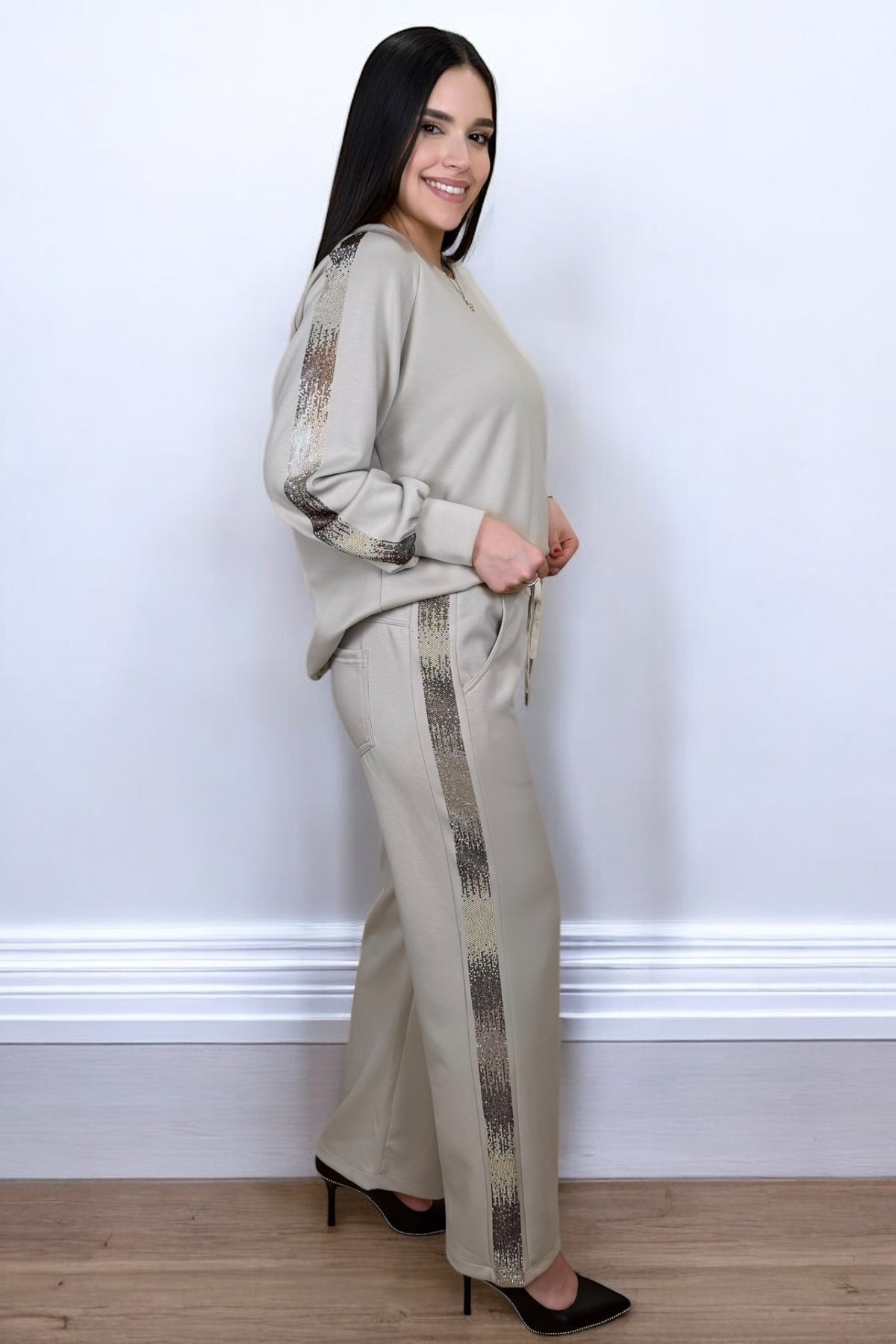 MILANO DIAMOND BEIGE SET