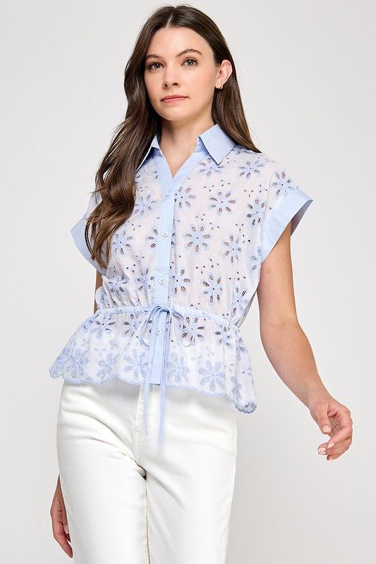 NATALY BLOUSE - LIGHT PURPLE