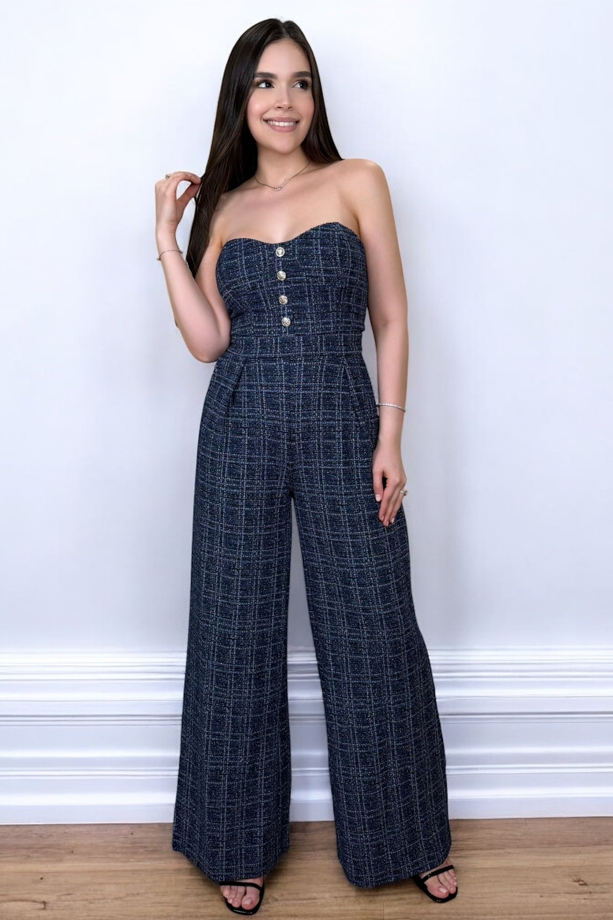 THE PERFECT TWEED JUMPSUIT