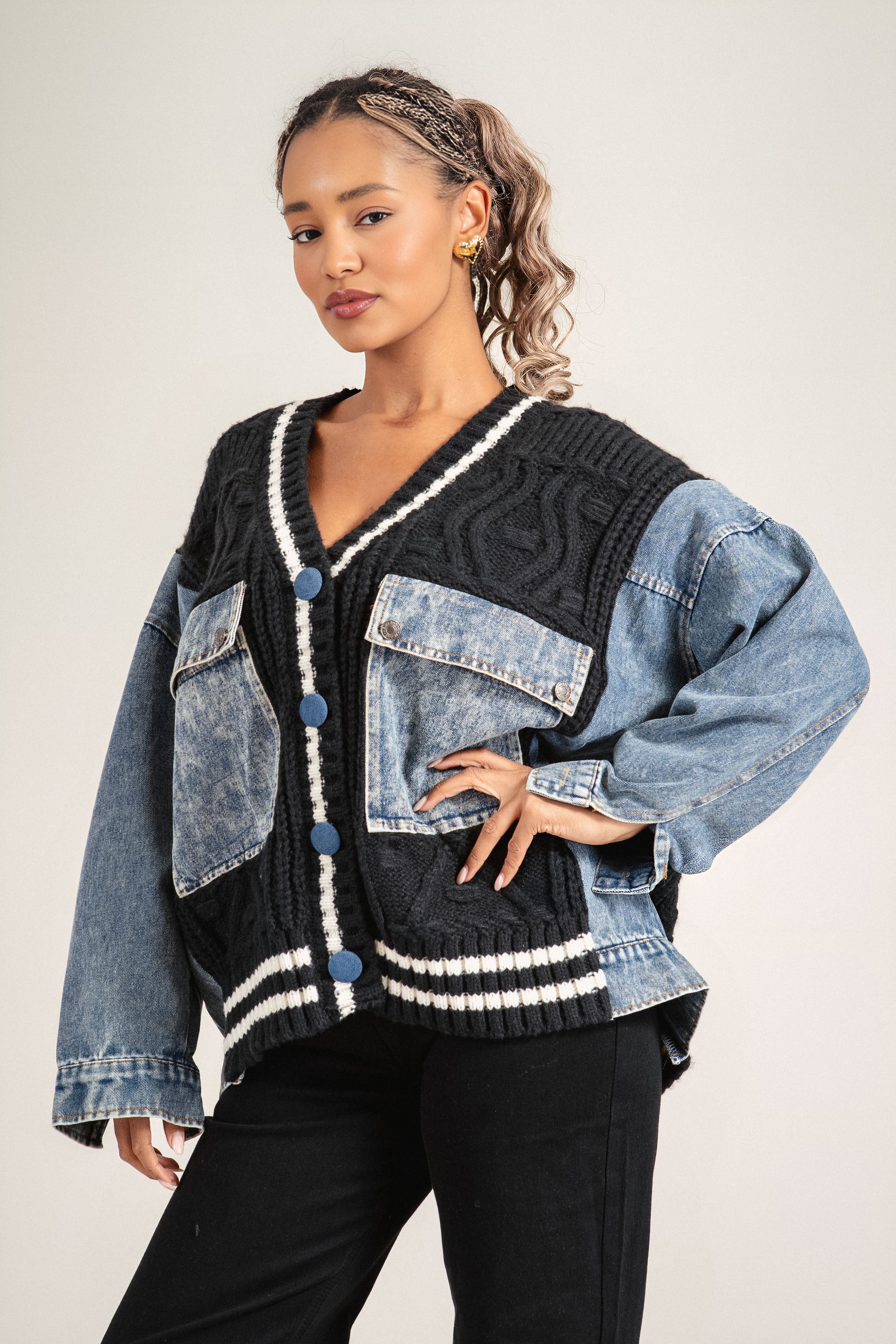 MILANO CARDIGAN - BLACK