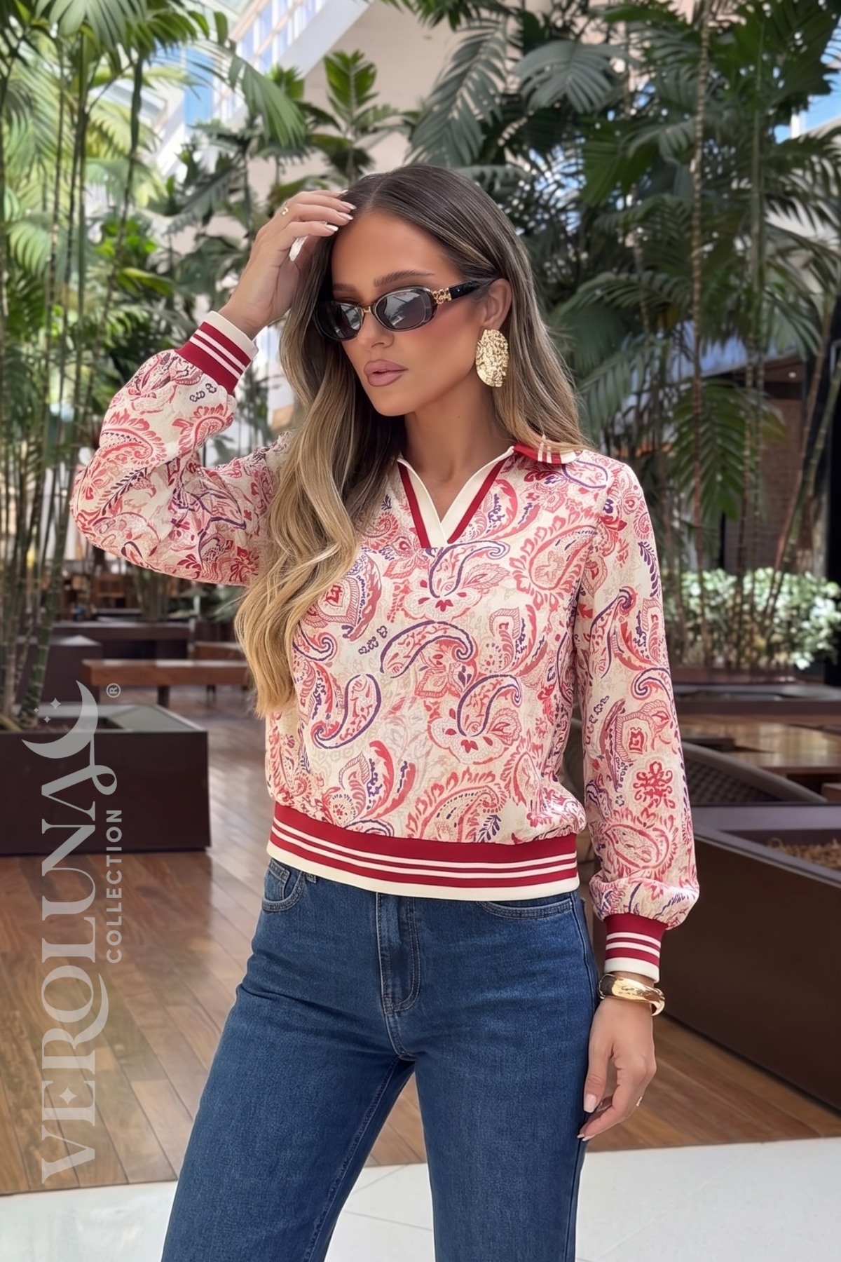 PRINT DESIGN BLOUSE
