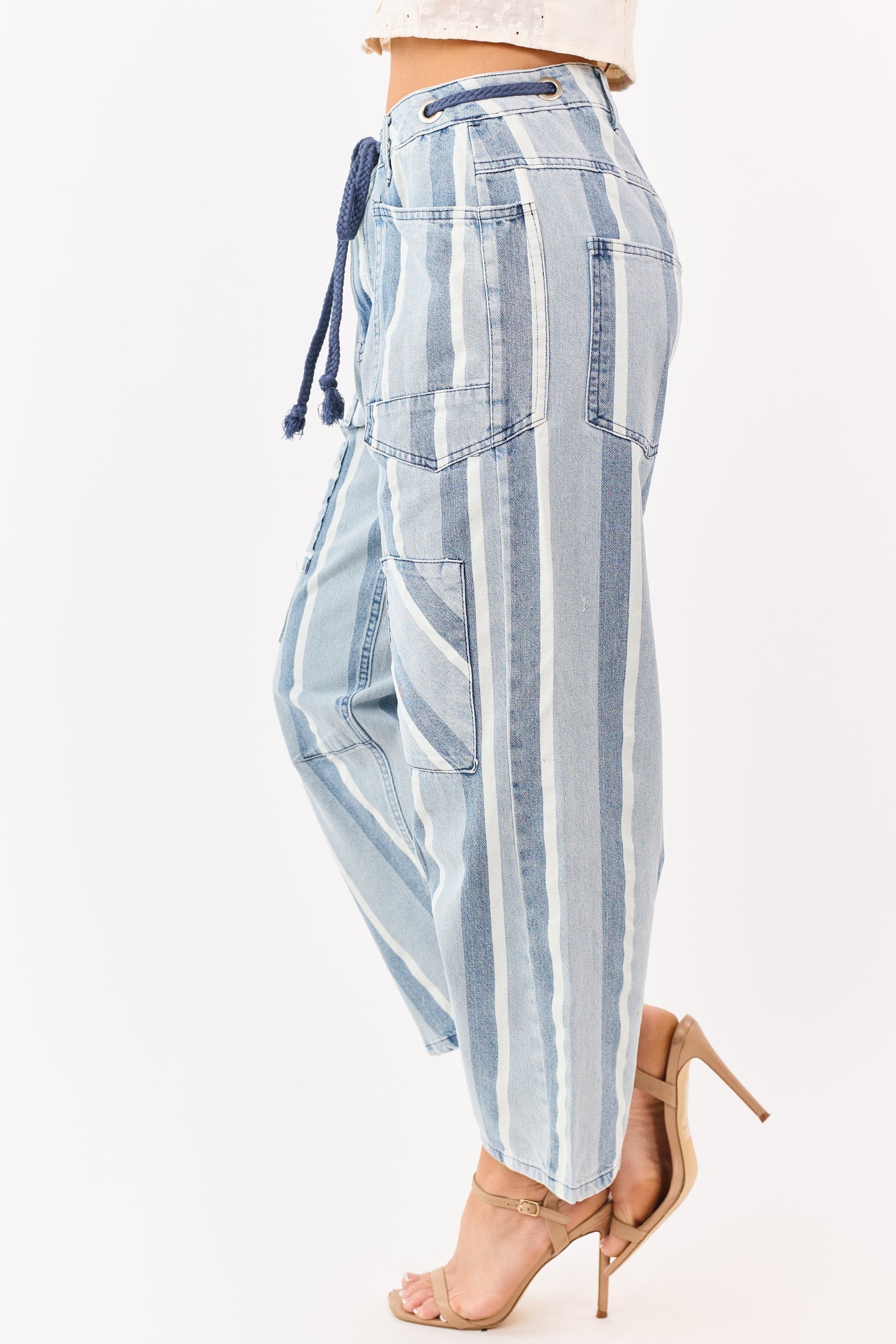 STRIPES DESIGN JEANS