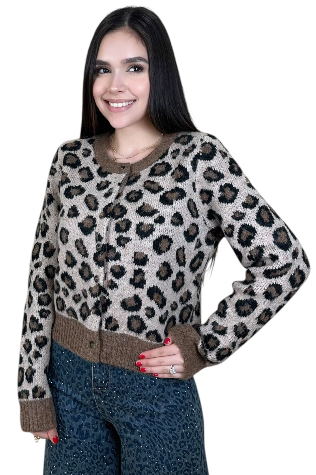 LEOPARD CARDIGAN