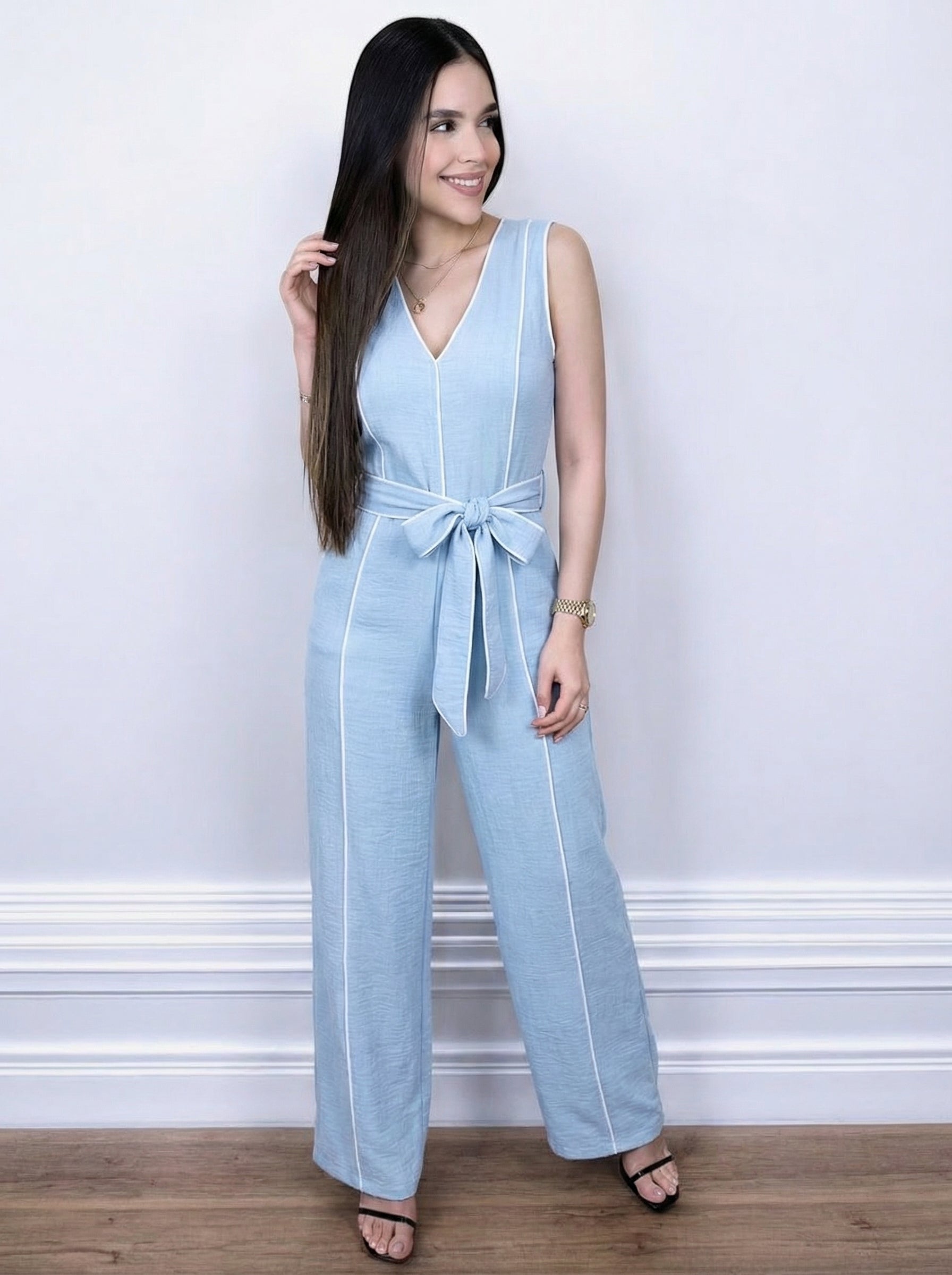 AURORA BLUE JUMPSUIT