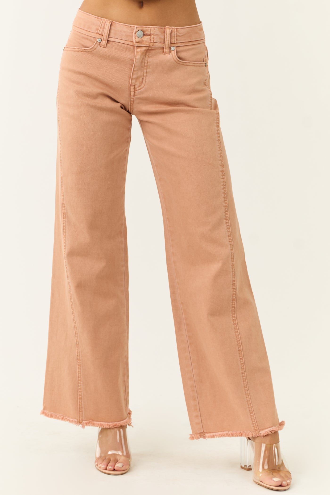 APRICOT WIDE LEG JEANS