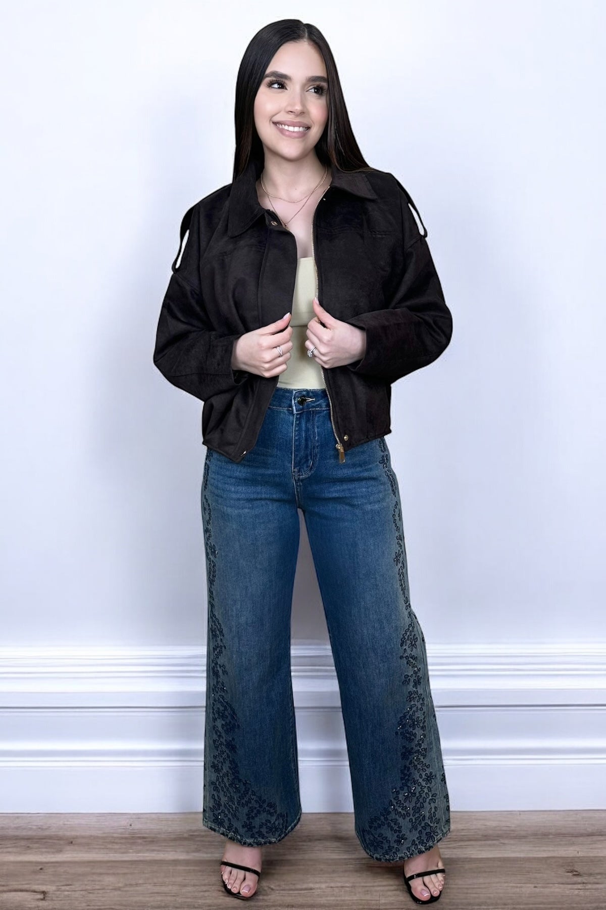 THE VIRAL SUEDE JACKET