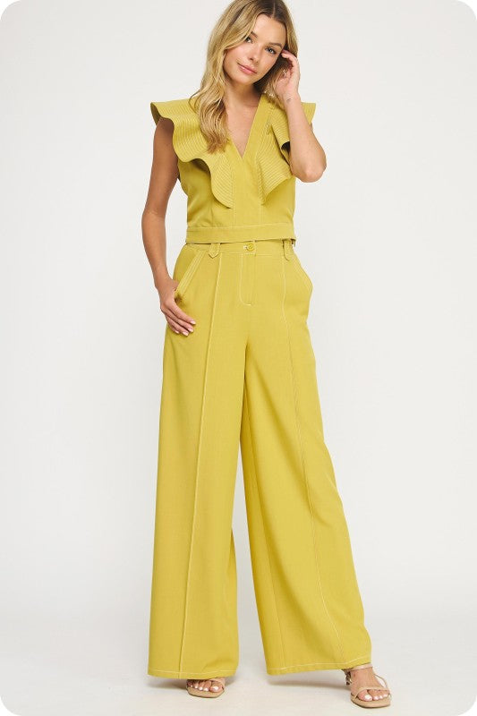 ELEGANT LIME MUSTARD SET
