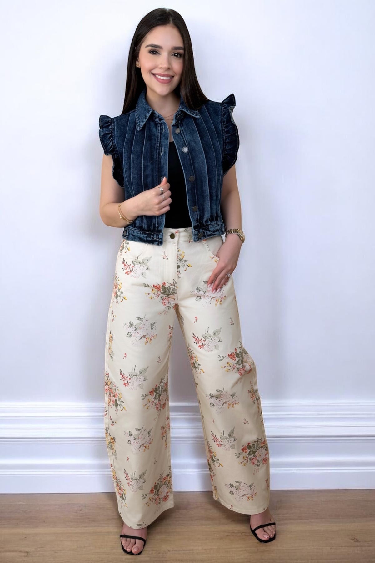 FLORAL BLOSSOM JEANS