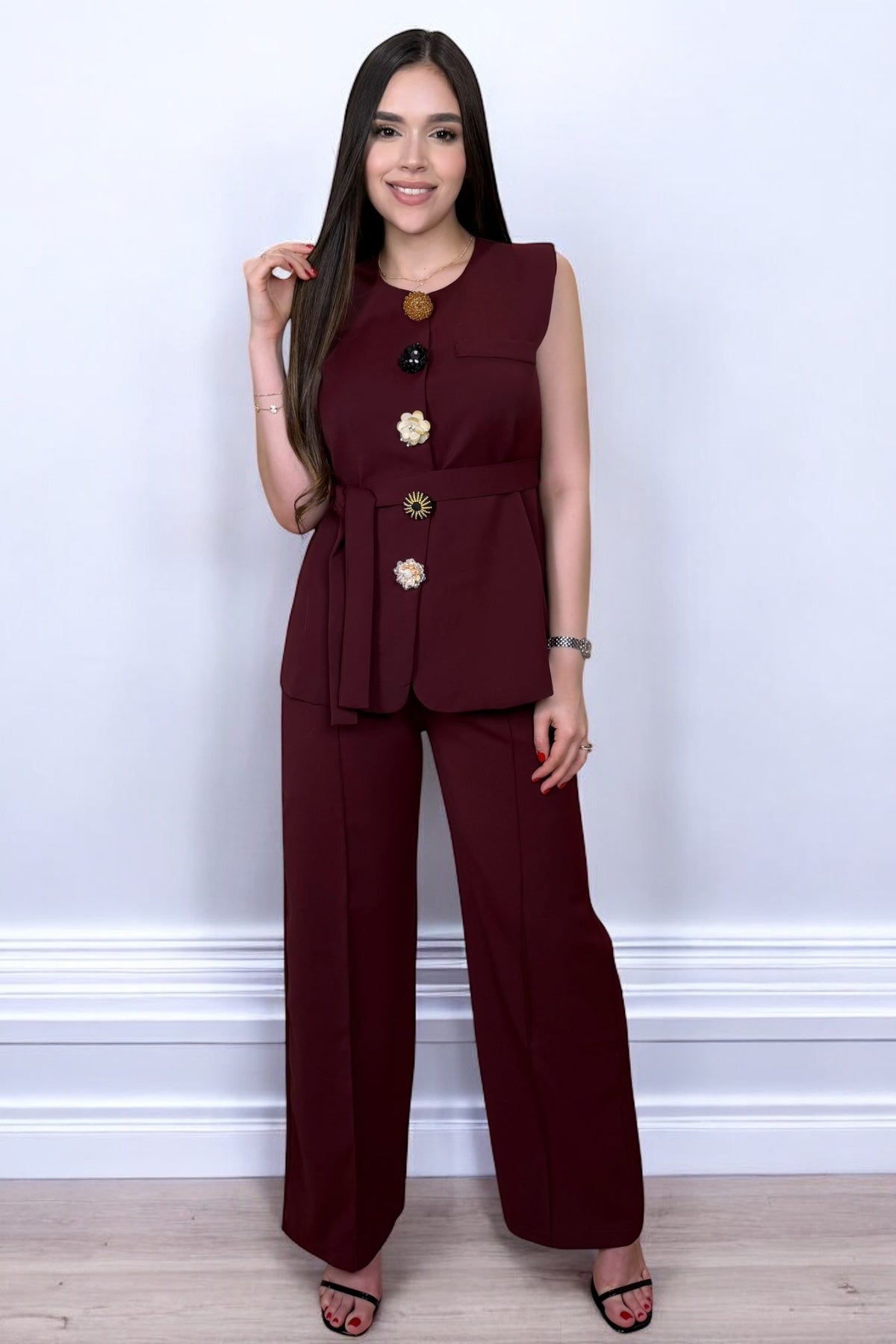 BURGUNDY ICON GLAM SET