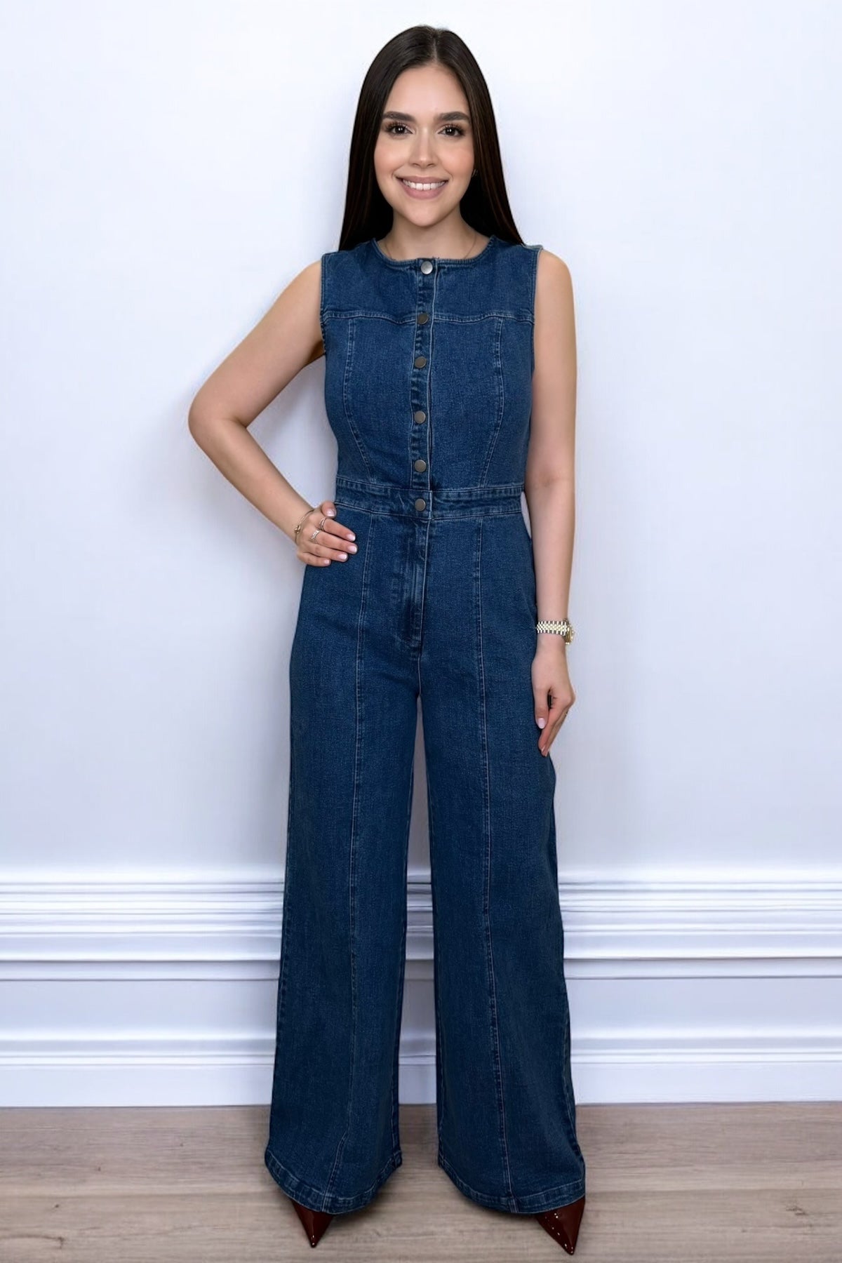 DENIM JUMPSUIT