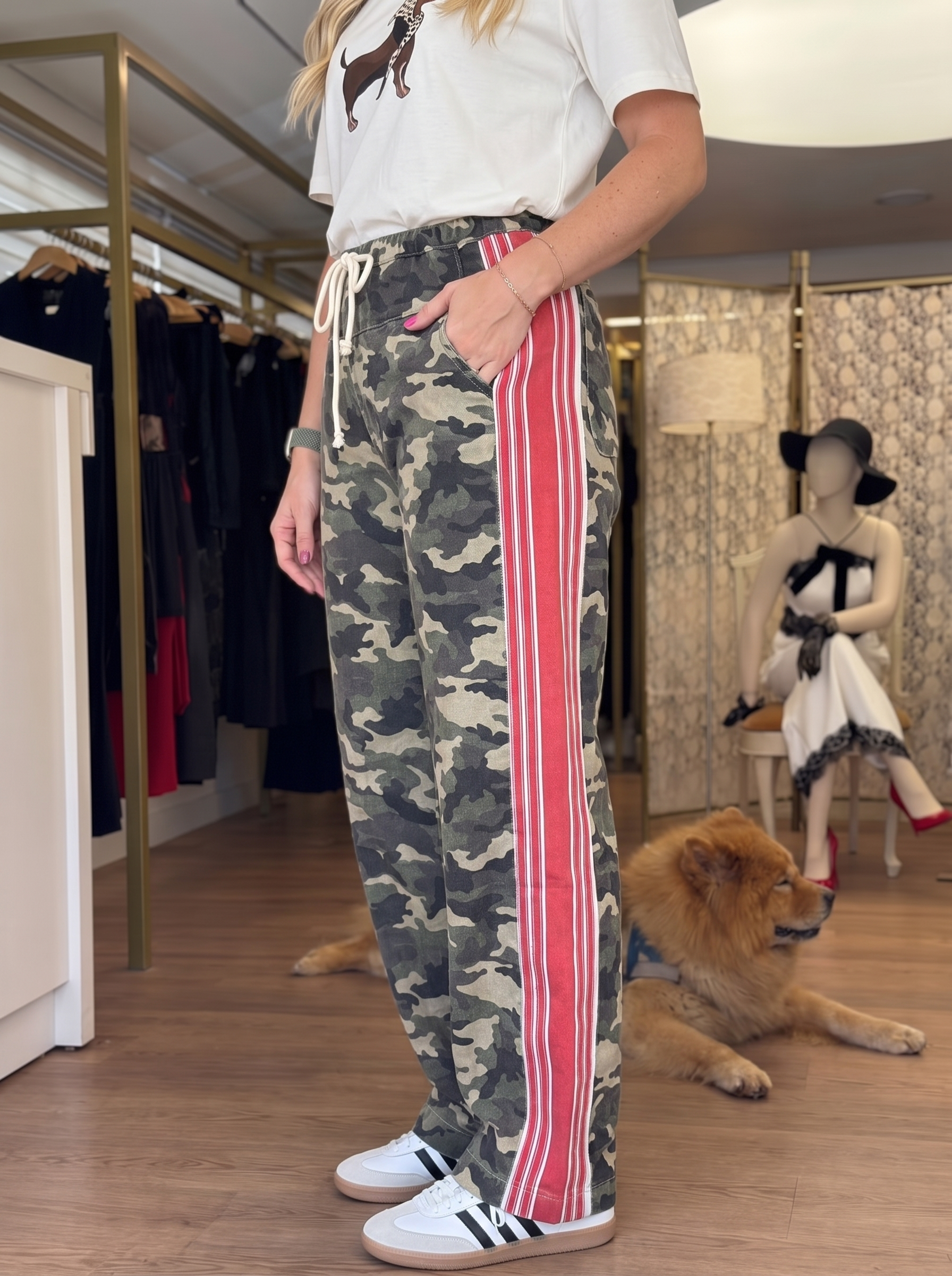 CAMO CHIC PANTS