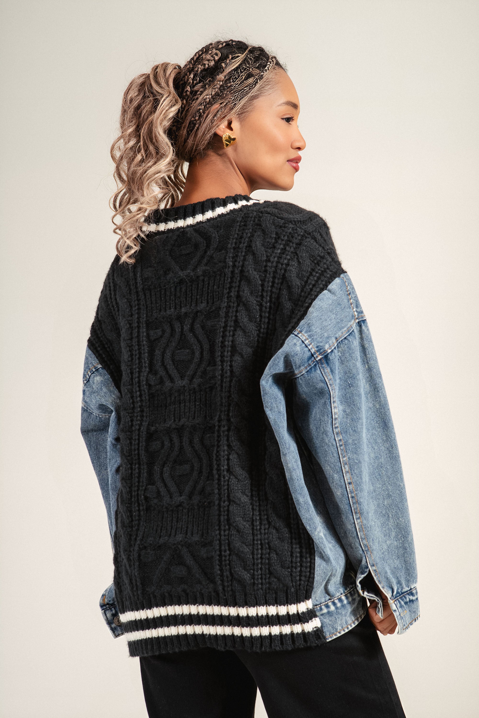 MILANO CARDIGAN - BLACK